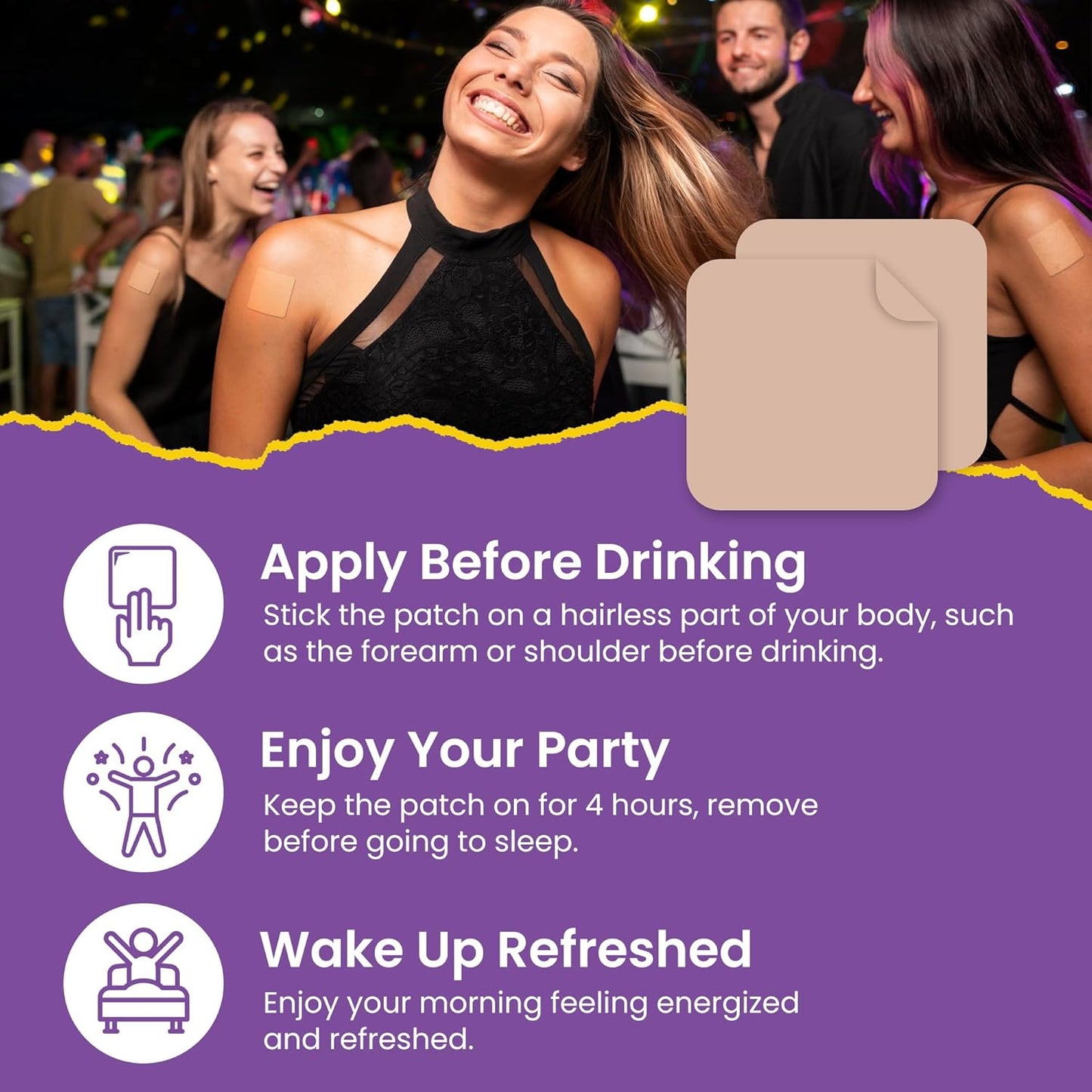 60-pack-viory-recovery-patches-for-hangover-relief---natural-ingredients-for-refreshed-mornings---skin-friendly-waterproof-formula---ideal-for-pre-party-use-4