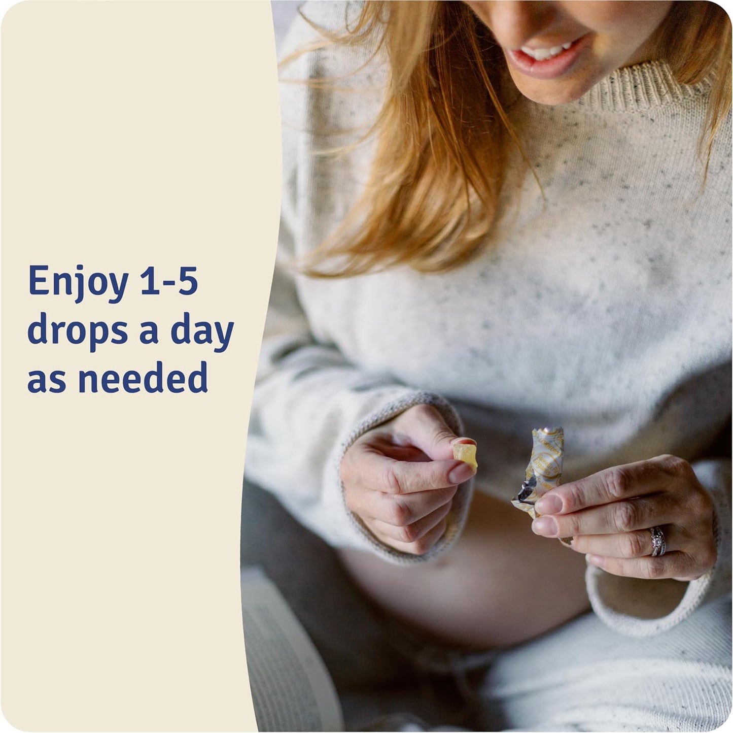 Organic Lemon Pregnancy Nausea Relief Drops - Soothe Morning Sickness in First Trimester - 30 Count x 4 Pack - Espot.com.au