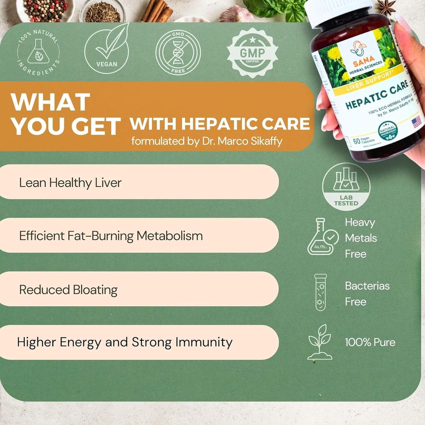 Dr. Sikaffy's All-Natural Artery Plaque Remover and Liver Cleanse for Detox and Repair by Sana Herbal - Espot.com.au