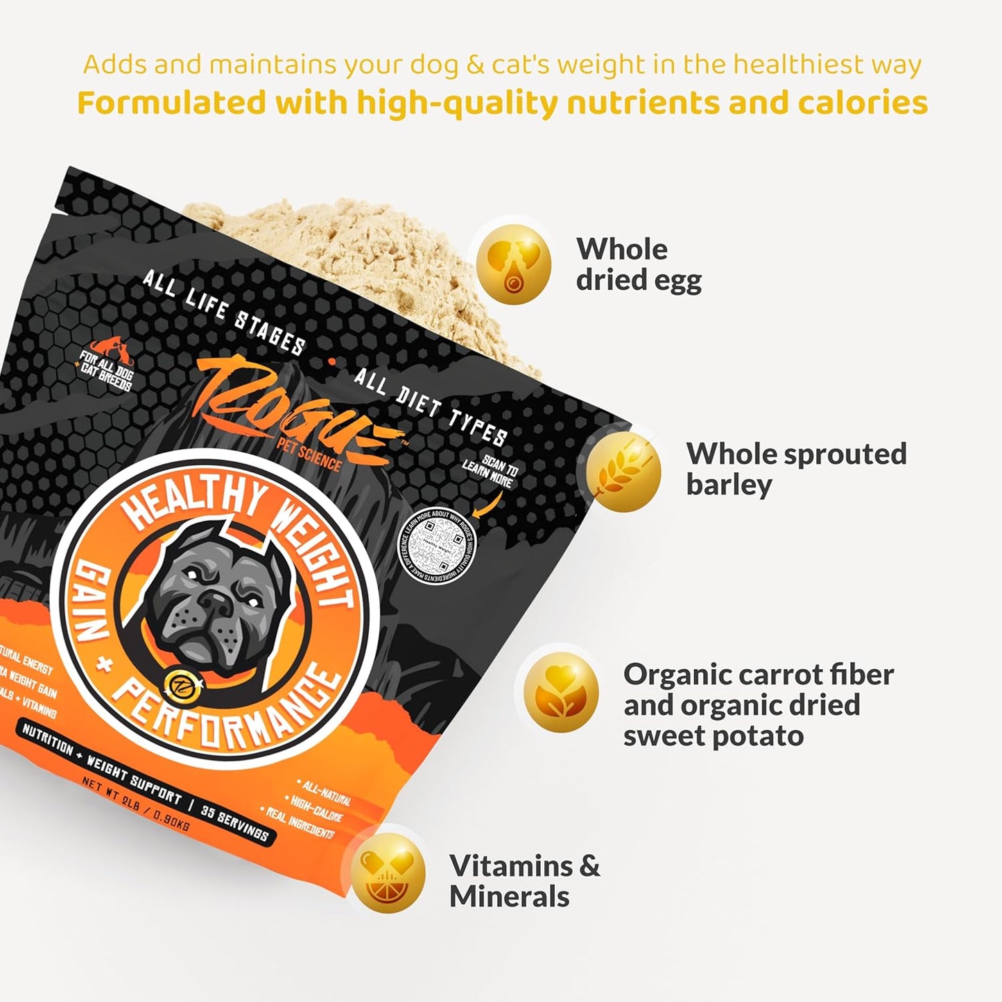 rogue-pet-science-healthy-weight---natural-high-calorie-dog-cat-food-topper-for-weight-gain-gut-health-energy---12-lb-7