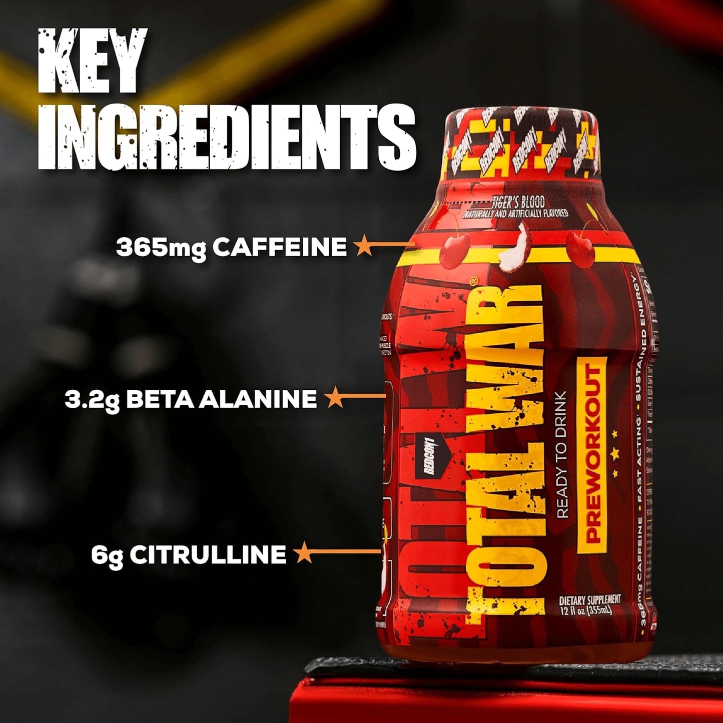 redcon1-total-war-rtd-preworkout-watermelon---350mg-caffeine-beta-alanine-citrulline-malate---12-drinks-for-pump-and-energy-5
