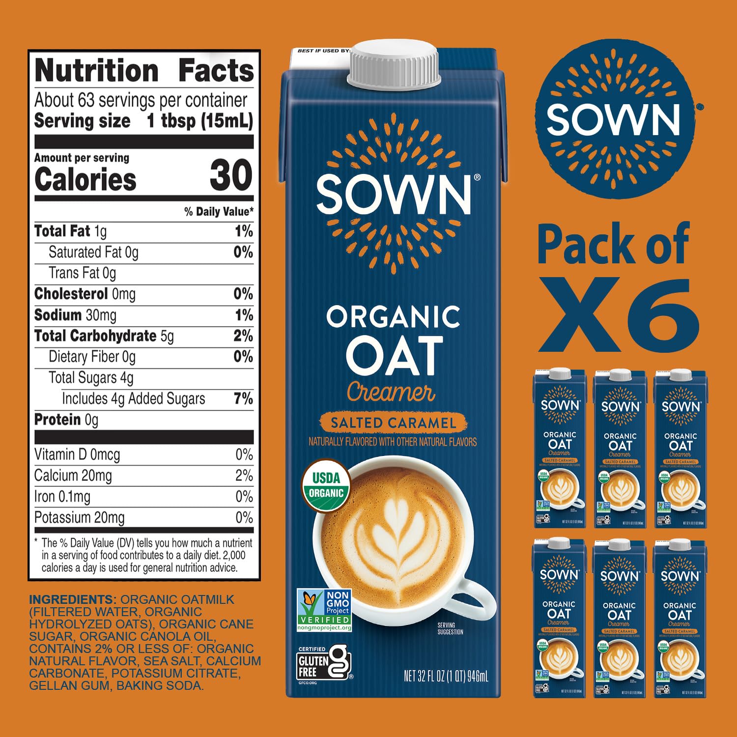 organic-salted-caramel-oat-creamer---barista-non-dairy-coffee-creamer---vegan-gluten-free---32oz-pack-of-6-7