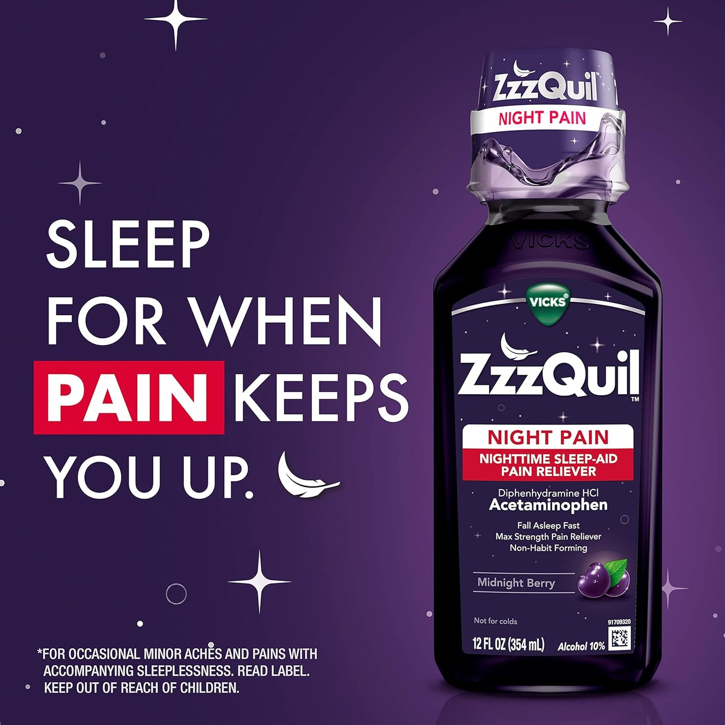 max-strength-zzzquil-liquid-pain-reliever-sleep-aid-midnight-berry-1000mg-acetaminophen-50mg-diphenhydramine-hci-non-habit-forming-2-pack---24-fl-oz-3