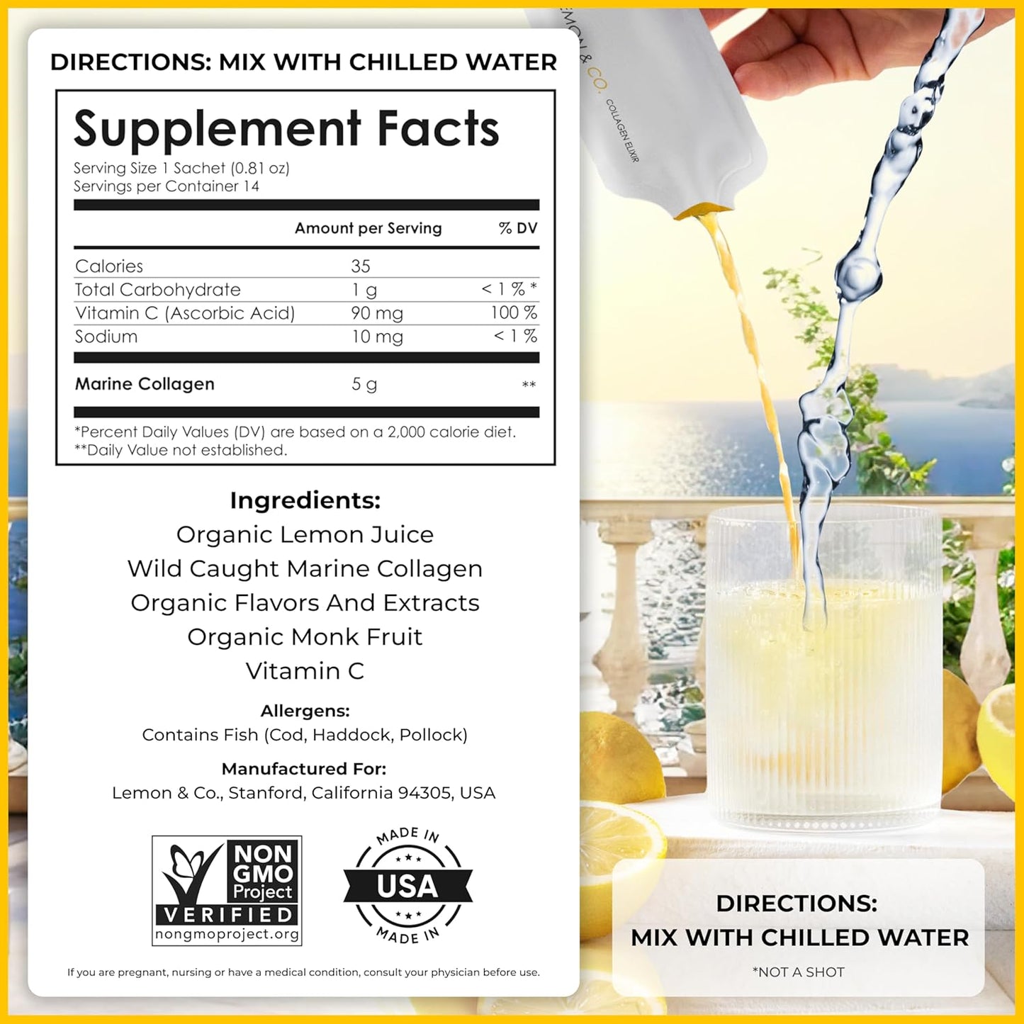 organic-lemon-collagen-elixir-with-vitamin-c---marine-collagen-water-for-hair-skin-nails---non-gmo-sugar-free-preservative-free---14-packets-2