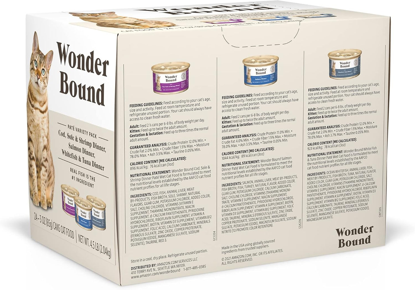 wonder-bound-wet-cat-food-variety-pack-pate---grain-free-3-oz-cans-pack-of-24---cod-sole-shrimp-salmon-white-fish-tuna-2