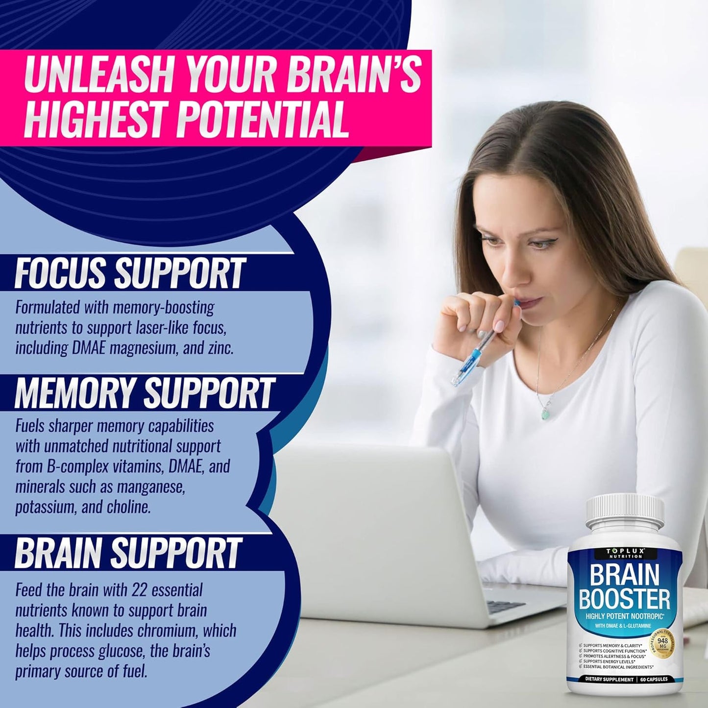 premium-nootropic-brain-supplement-with-dmae-bacopa-monnieri-and-l-glutamine---60-capsules-for-men-and-women---cognitive-nutrition-boost-5