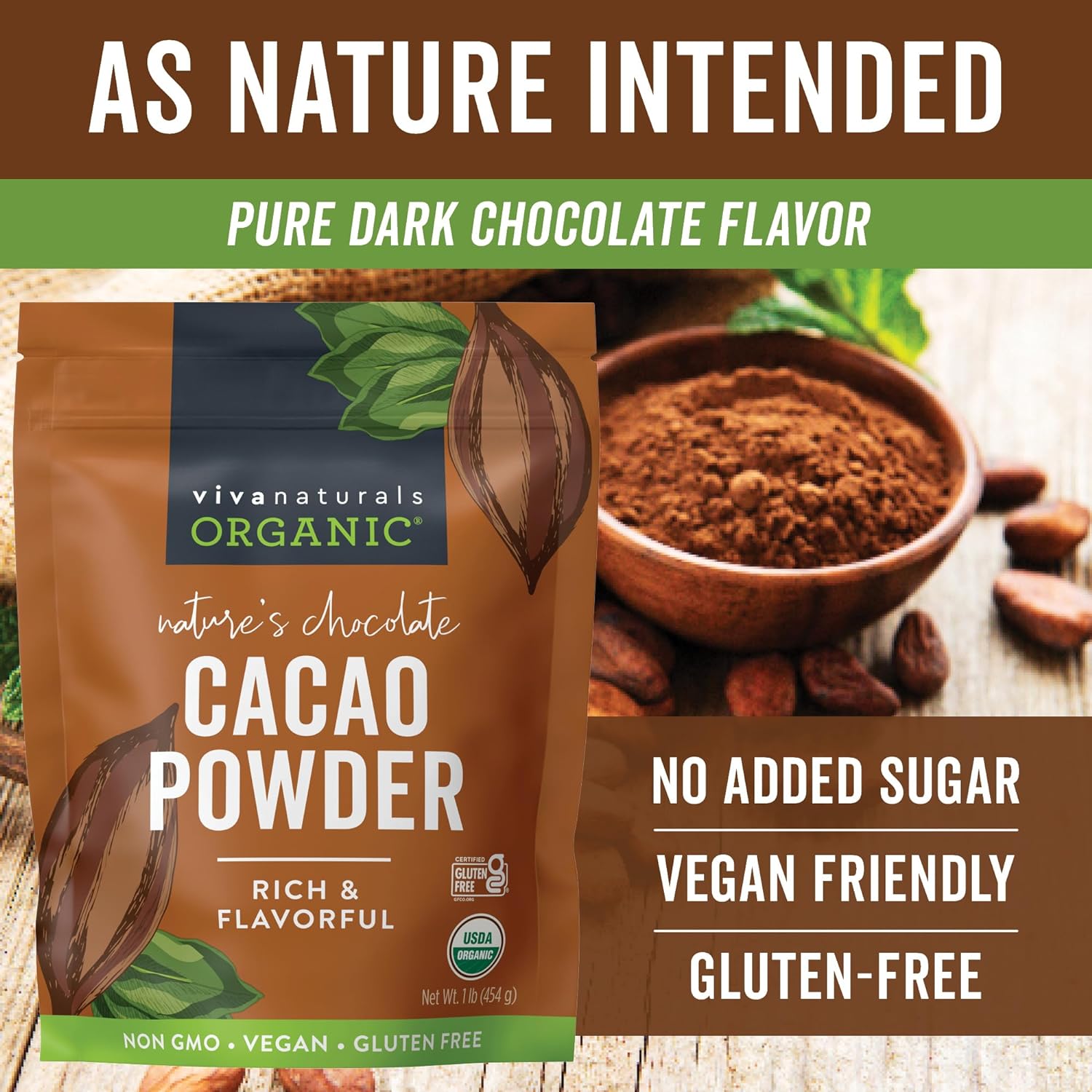 organic-cacao-powder-1lb---unsweetened-dark-chocolate-flavor-for-baking-smoothies---non-gmo-vegan-gluten-free---454g-5