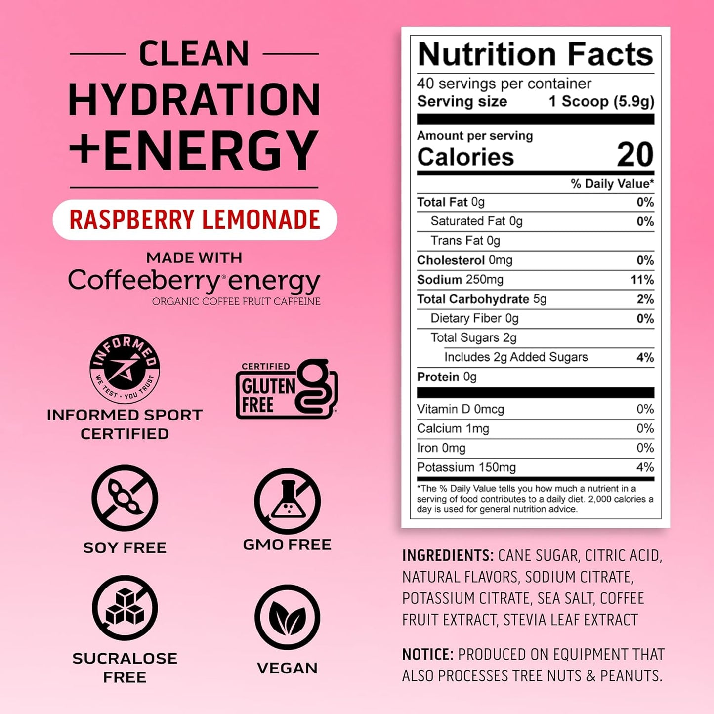 Ascent Unflavored Whey Protein Powder 2 lb + Raspberry Lemonade Electrolytes 40 Servings - Espot.com.au