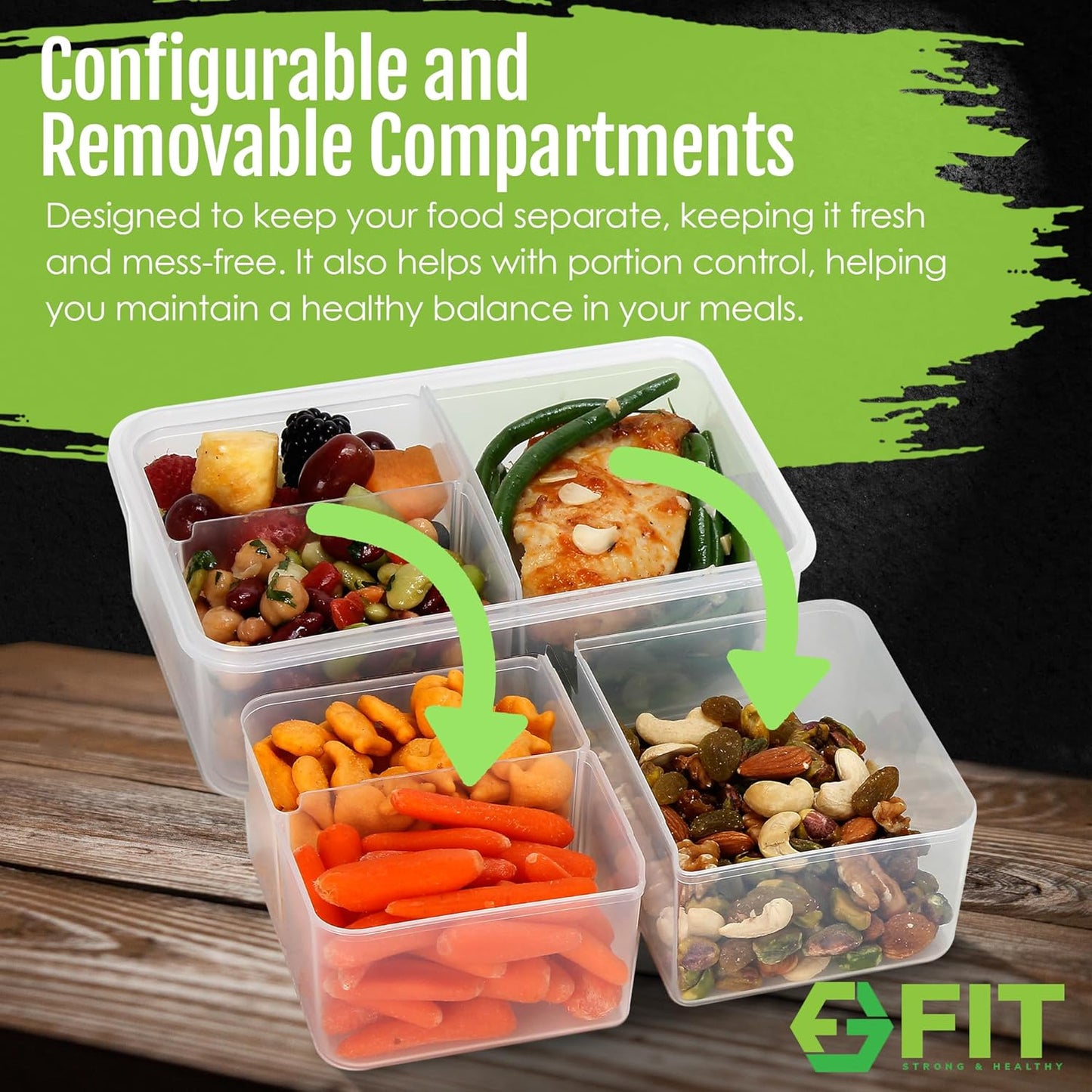 bundle-of-7-glass-meal-prep-containers-with-compartments---microwave-freezer-dishwasher-safe---fit-strong-healthy-bento-box-kit-8