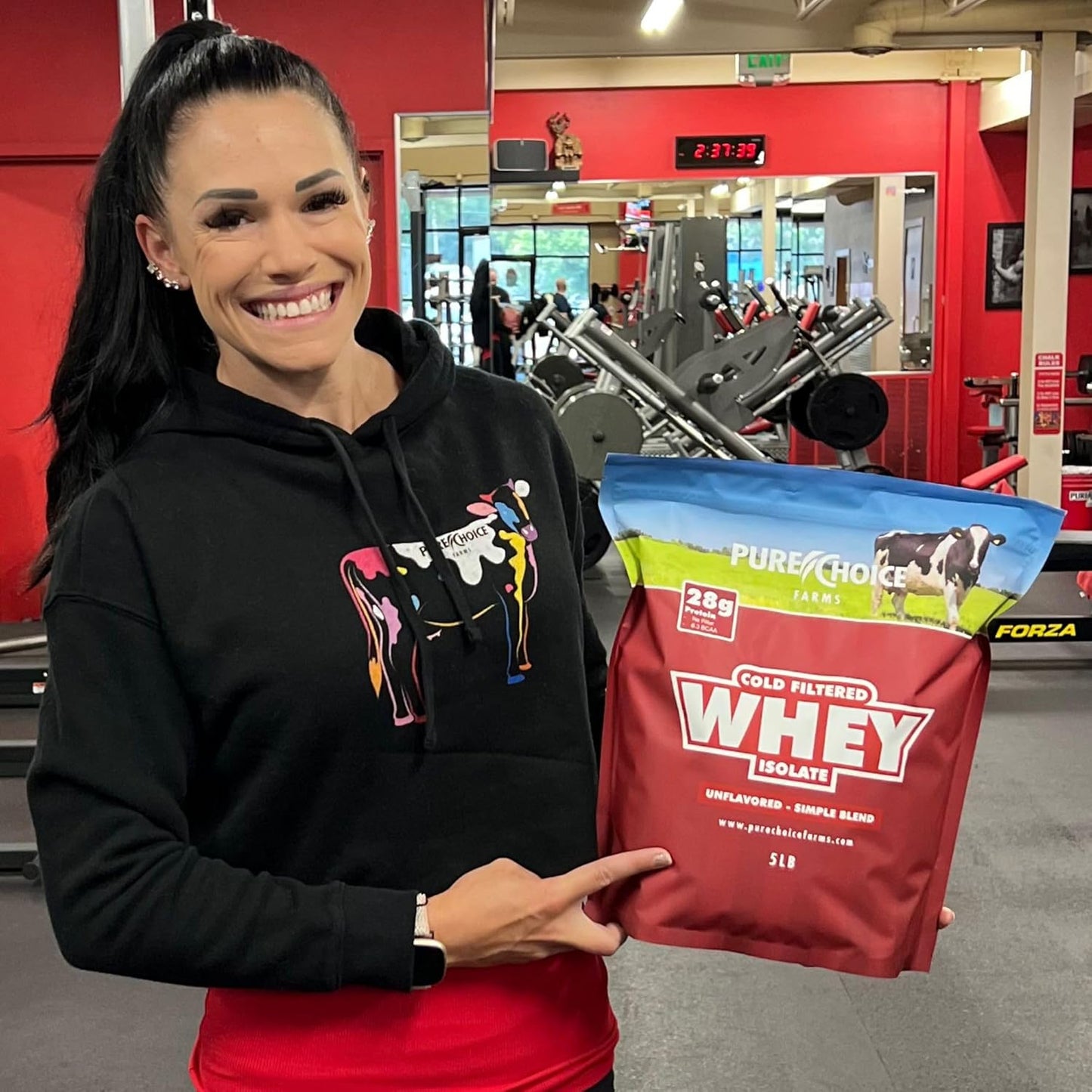 Unflavored Whey Protein Isolate Powder - 28g Protein, Sugar-Free, Undenatured Whey - Pure Choice - 1 Ingredient, No Fillers - 12 oz - Espot.com.au
