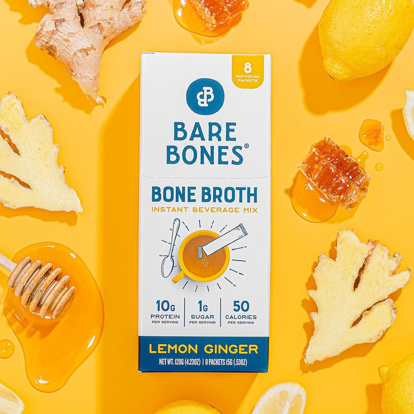 bare-bones-bone-broth-instant-powdered-mix-lemon-ginger-flavor---4-pack-of-15g-sticks-10g-protein-non-gmo-gluten-free-dairy-free-keto-paleo-friendly-3