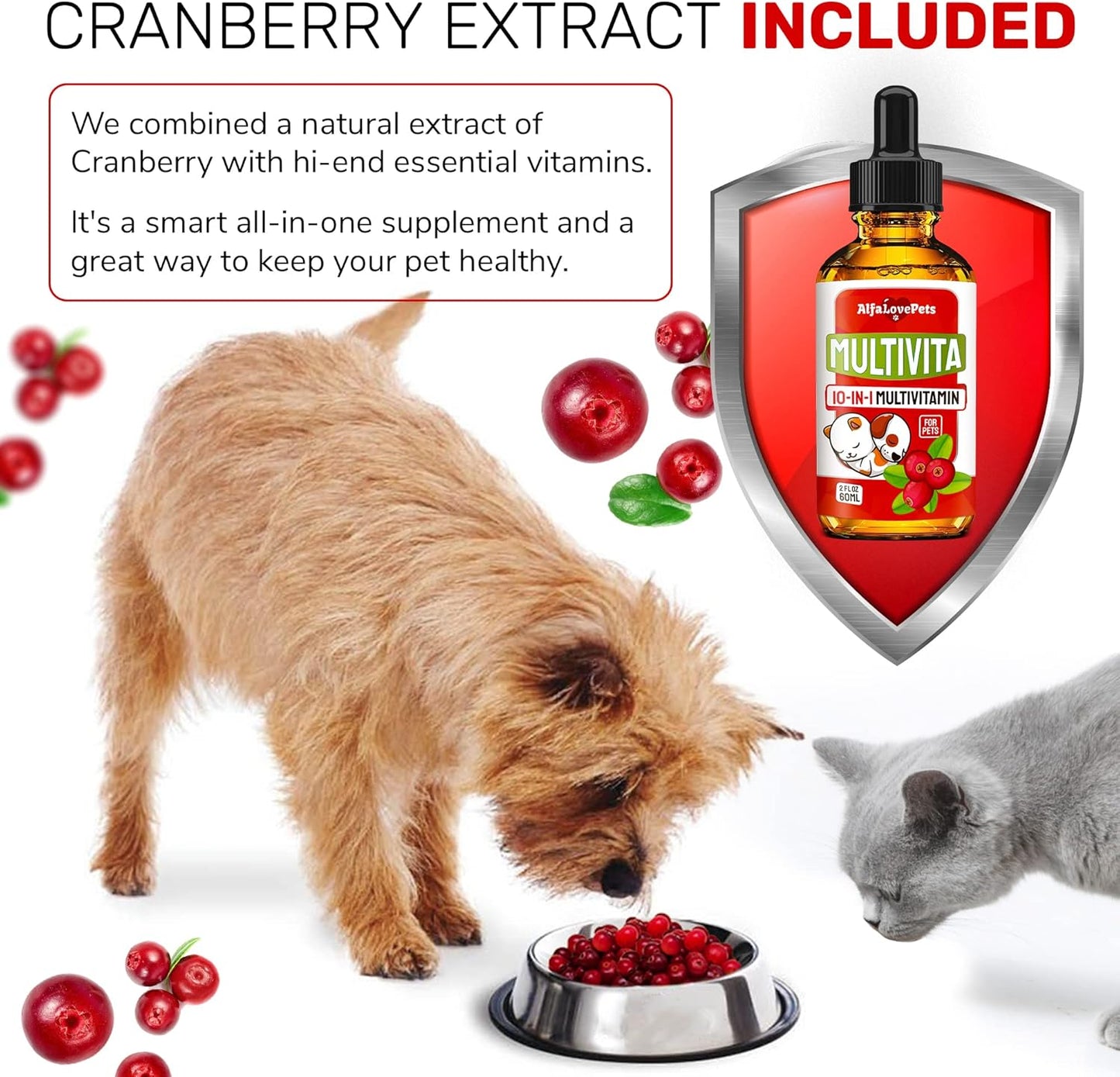 alfa-love-pets-liquid-multivitamin-for-dogs-and-cats---10-in-1-b-complex-c-d3---supports-digestion-urination-hip-joint-skin-coat---cranberry-flavor---2-oz-4