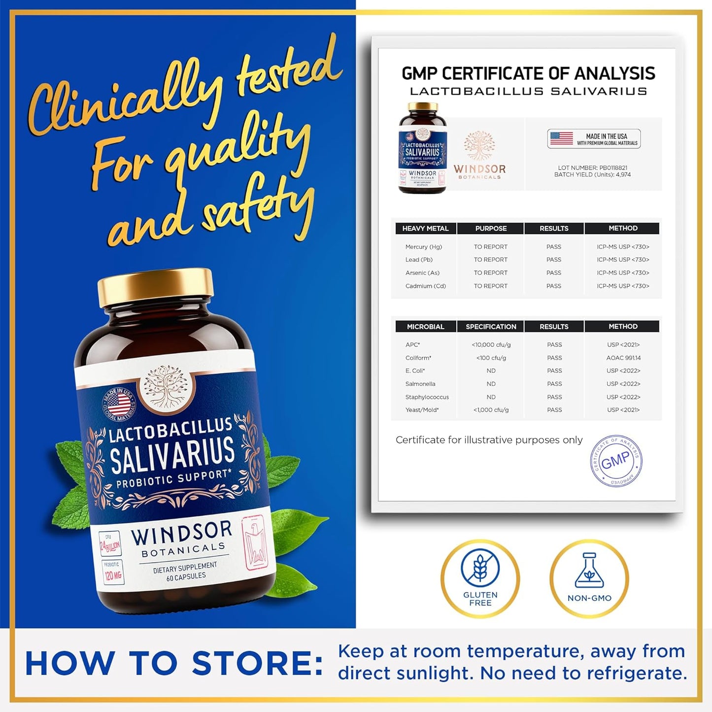 windsor-botanicals-lactobacillus-salivarius-probiotic-capsules---24bn-cfu-for-dental-health-bad-breath-treatment-immune-support-digestive-health---60-oral-probiotics-6