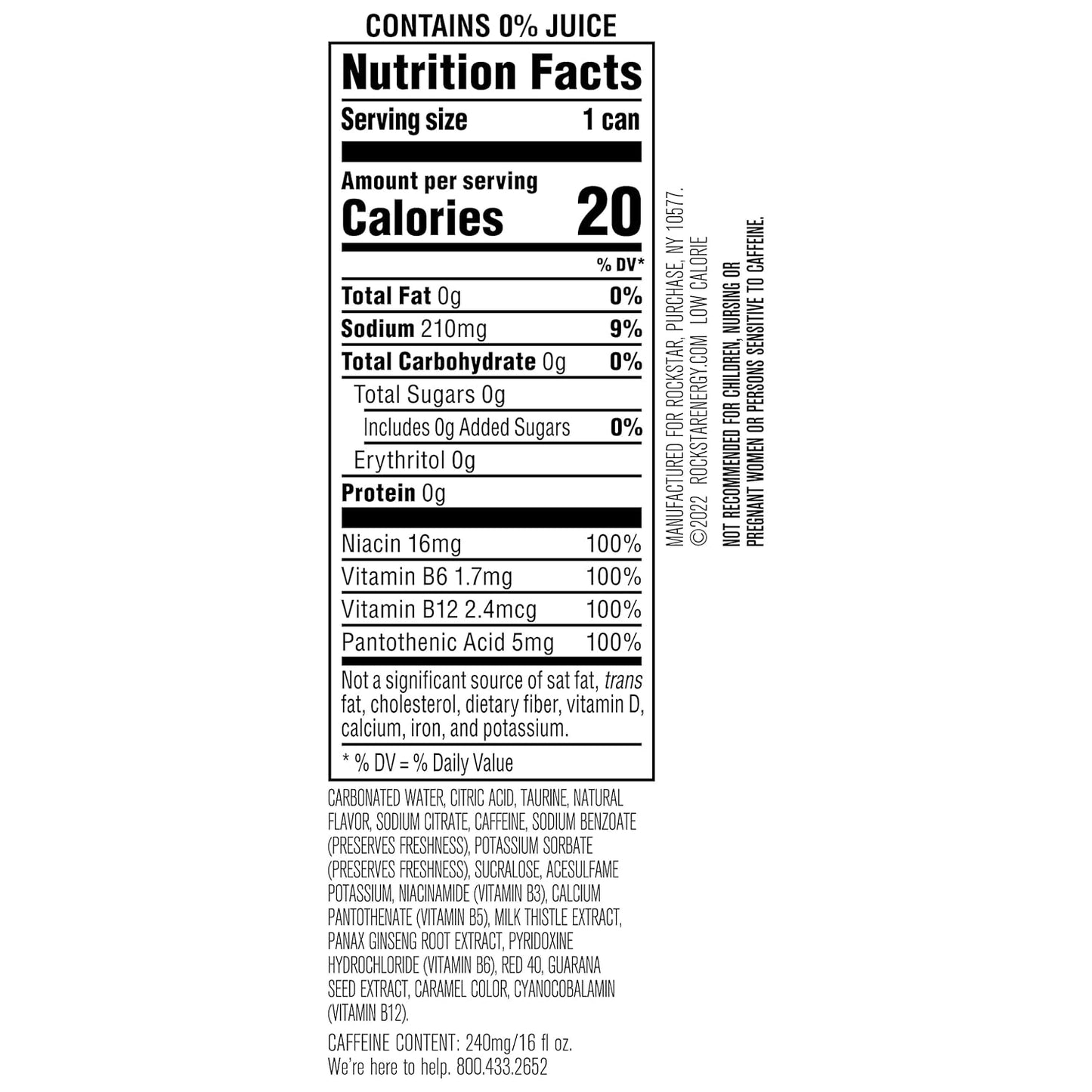 rockstar-pure-zero-strawberry-peach-energy-drink-16oz-cans-12-pack---sugar-free-with-caffeine-and-taurine-boost-5