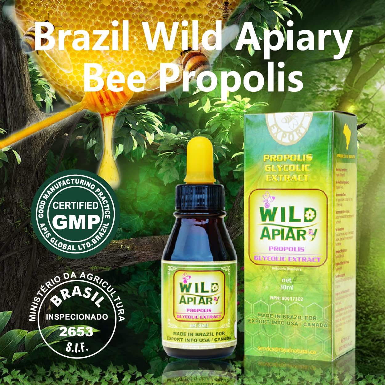 green-bee-propolis-liquid-extract---85-non-alcohol-glycolic-extract---wax-sugar-free---wild-apiary-bee-propolis-5