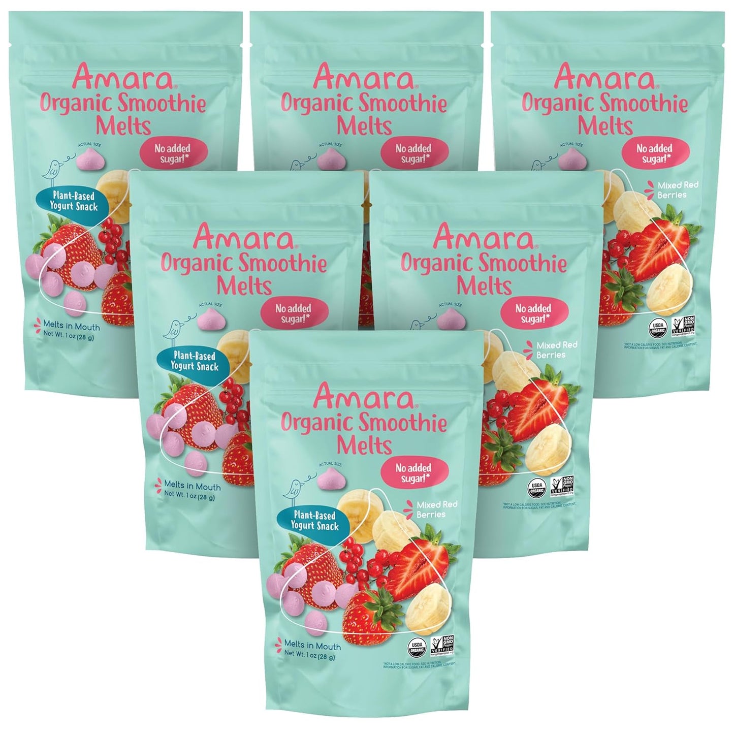 organic-mixed-red-berries-smoothie-melts-for-toddlers---healthy-baby-snacks-with-fruits-and-veggies---plant-based-yogurt-bites---6-resealable-bags-1