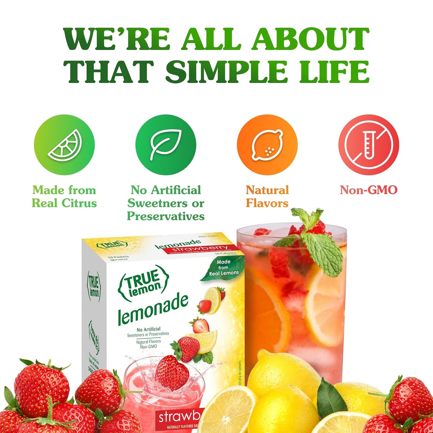 true-citrus-true-lemon-strawberry-lemonade-water-enhancer-30-count---low-calorie-powdered-drink-mix-with-stevia---individual-flavored-water-packets-2