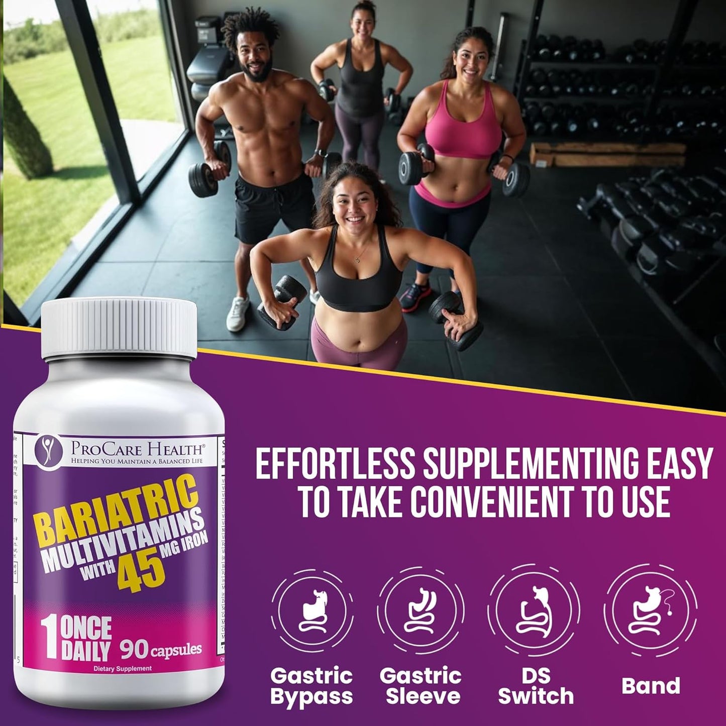 post-op-bariatric-multivitamin-with-iron---90-easy-to-swallow-capsules---45mg---sleeve-gastric-bypass---sustain-energy-recovery---3-month-supply-5