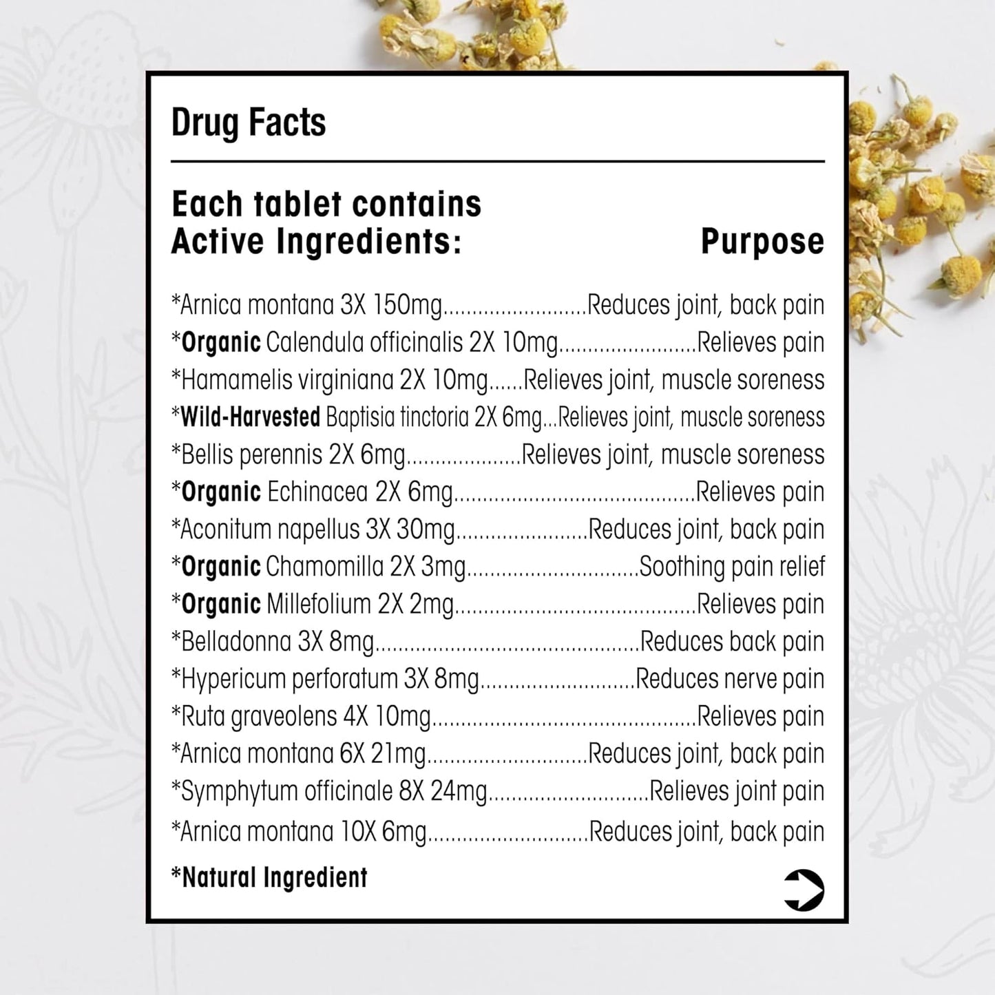 bundle-of-t-relief-arnica-12-natural-pain-relievers-in-tablets-and-cream---100ct-tablets-and-4oz-cream-for-natural-pain-relief-by-medinatura-4