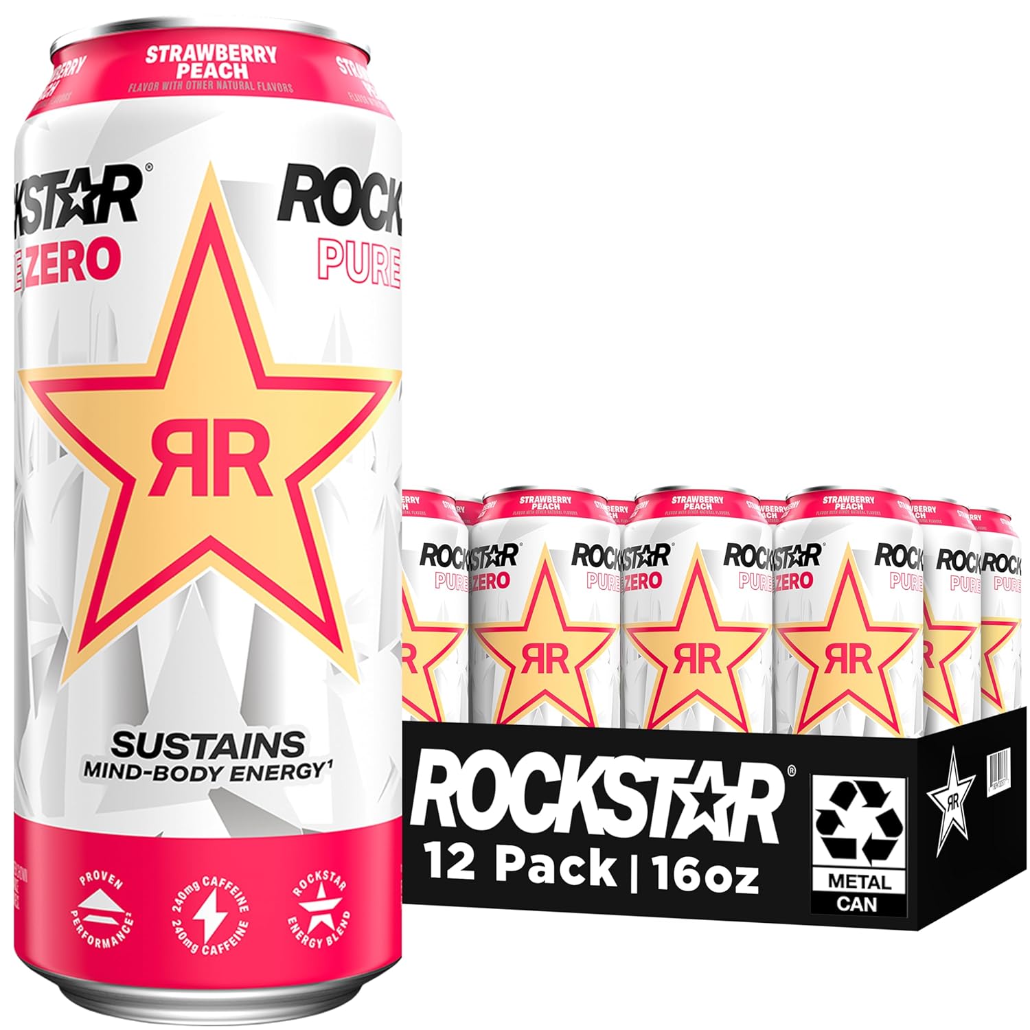 rockstar-pure-zero-strawberry-peach-energy-drink-16oz-cans-12-pack---sugar-free-with-caffeine-and-taurine-boost-1