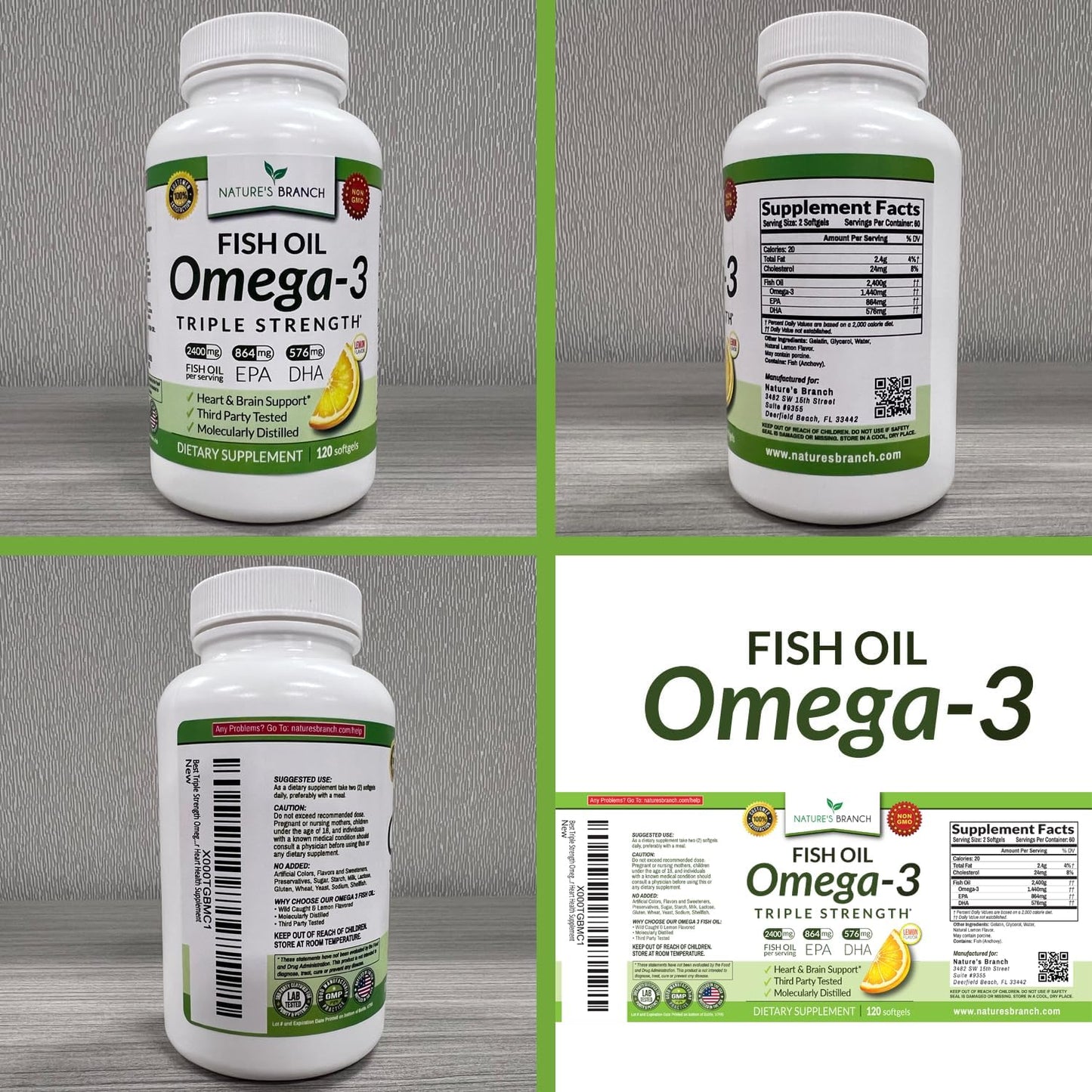 triple-strength-omega-3-fish-oil-pills---2400mg-120-capsules---lemon-flavor-high-potency-burpless---ultra-pure-liquid-softgels-for-brain-joints-eyes-hair-heart-health---natures-branch-best-9