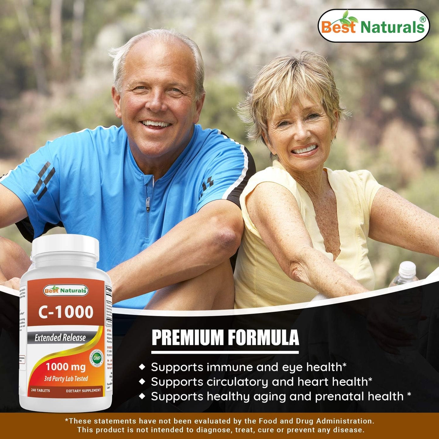 High Potency Vitamin A 25000 IU & C 1000 mg Capsules for Immune Support and Skin Health - Best Naturals - Espot.com.au