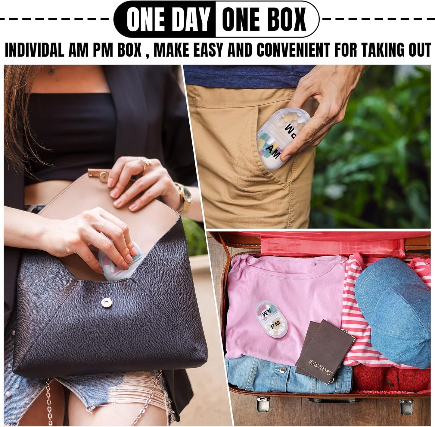 clear-6-pack-small-pill-organizer-case-for-am-pm-medication---portable-two-compartment-round-travel-holder-for-vitamins-and-supplements-7