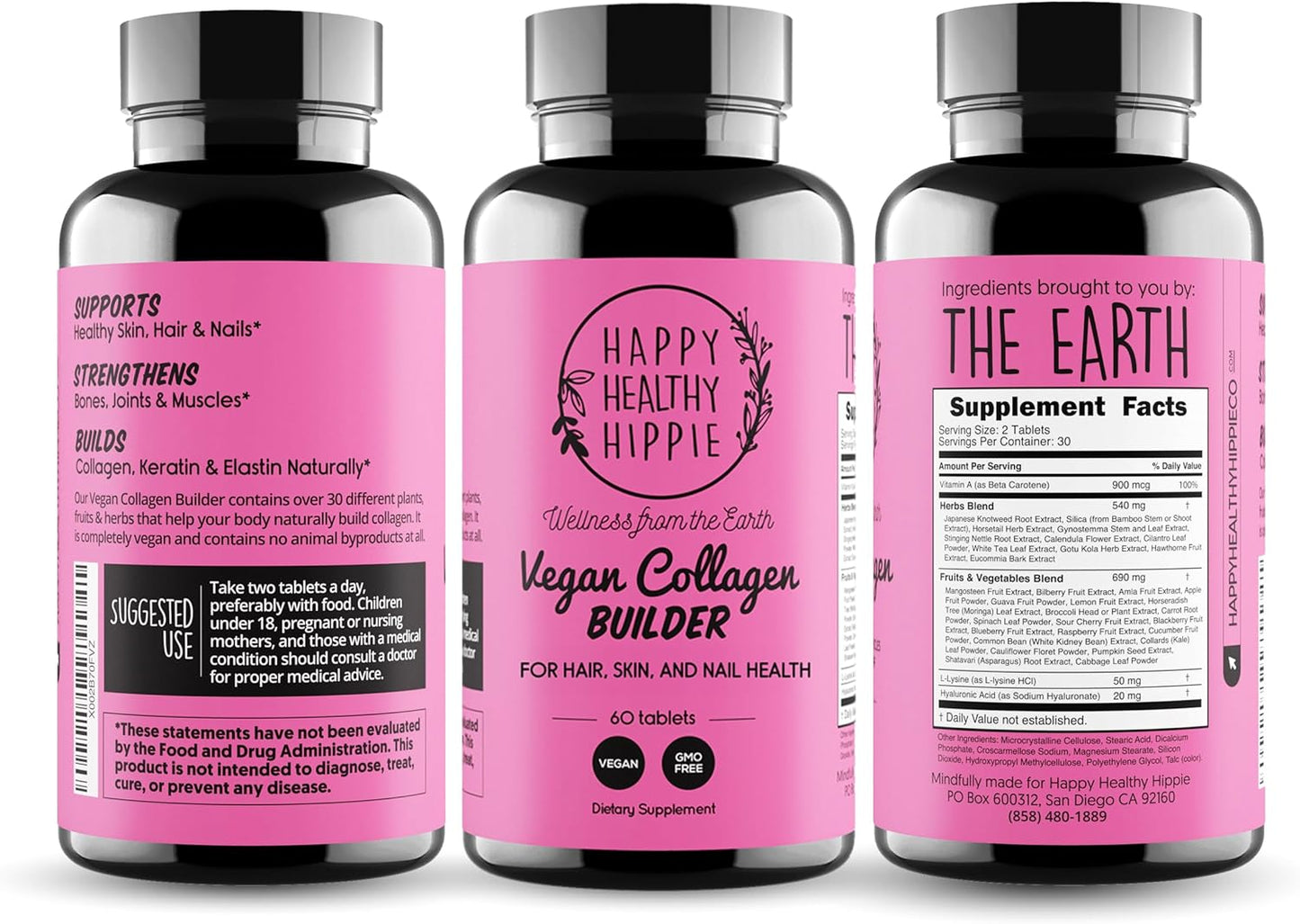 vegan-collagen-builder-with-hyaluronic-acid-for-hair-skin-and-nails---keratin-elastin-booster---vitamin-a-l-lysine---non-gmo---60-ct-9