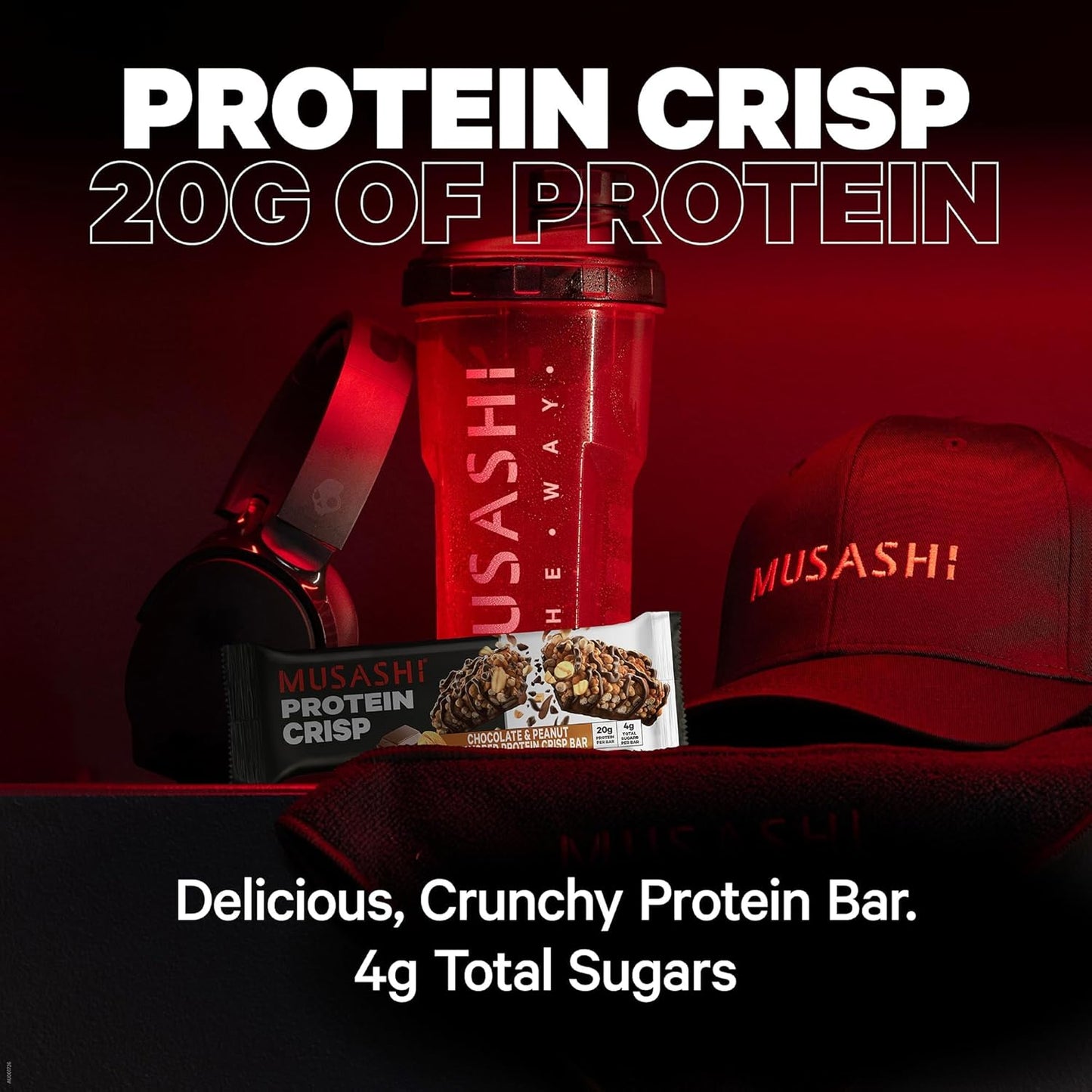 musashi-chocolate-brownie-protein-crisp-bar---20g-protein-4g-sugars---post-workout-snack-12-pack-21oz-bars---protein-snack-on-the-go-5