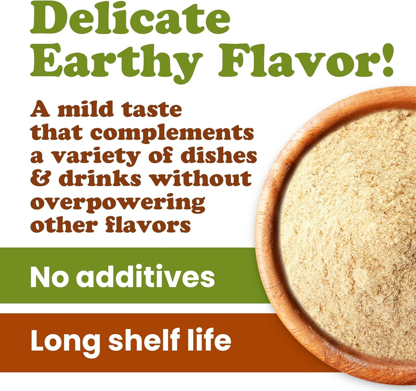 8oz Organic Lion's Mane Mushroom Powder for Enhanced Brain Wellness - Premium Non-GMO Vegan Superfood for Improved Focus and Clarity from Food to Live