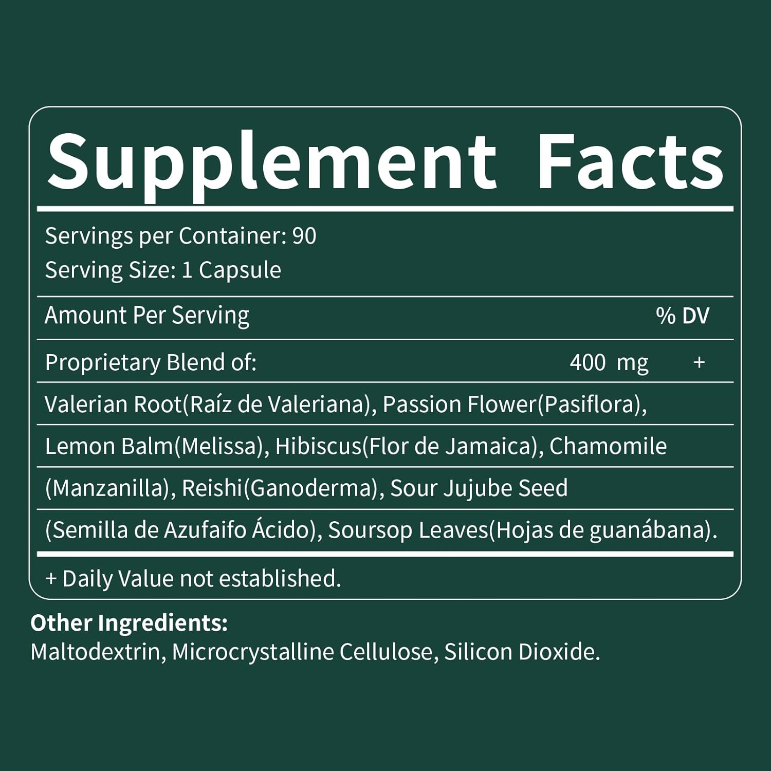 90 Count Valerian Root and Passion Flower Sleep Support Capsules for Better Sleep and Relaxation - Fall Asleep Fast, Natural Sleep Aid Supplement