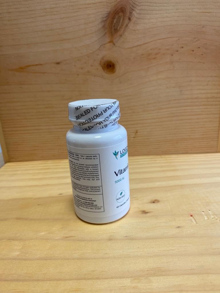 90 Count Vitamin D3 Supplements - Boost Immunity, Enhance Sleep, Strengthen Bones with 5000 IU's of The Sunshine Vitamin by logos nutritionals