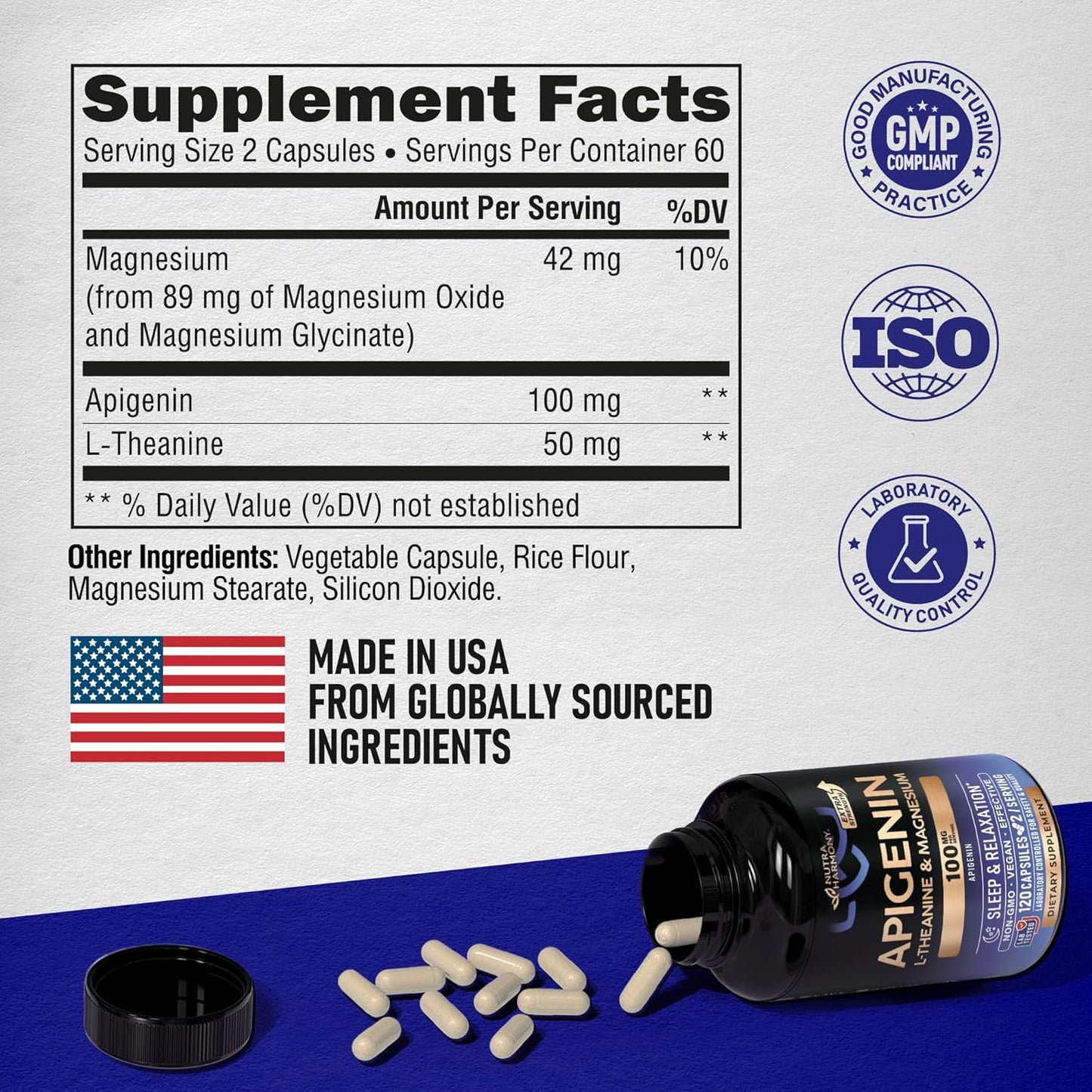 sleep-support-supplement-with-apigenin-100mg-l-theanine-magnesium---relaxation-stress-relief-for-adults---120-vegan-capsules---chamomile-derived-6