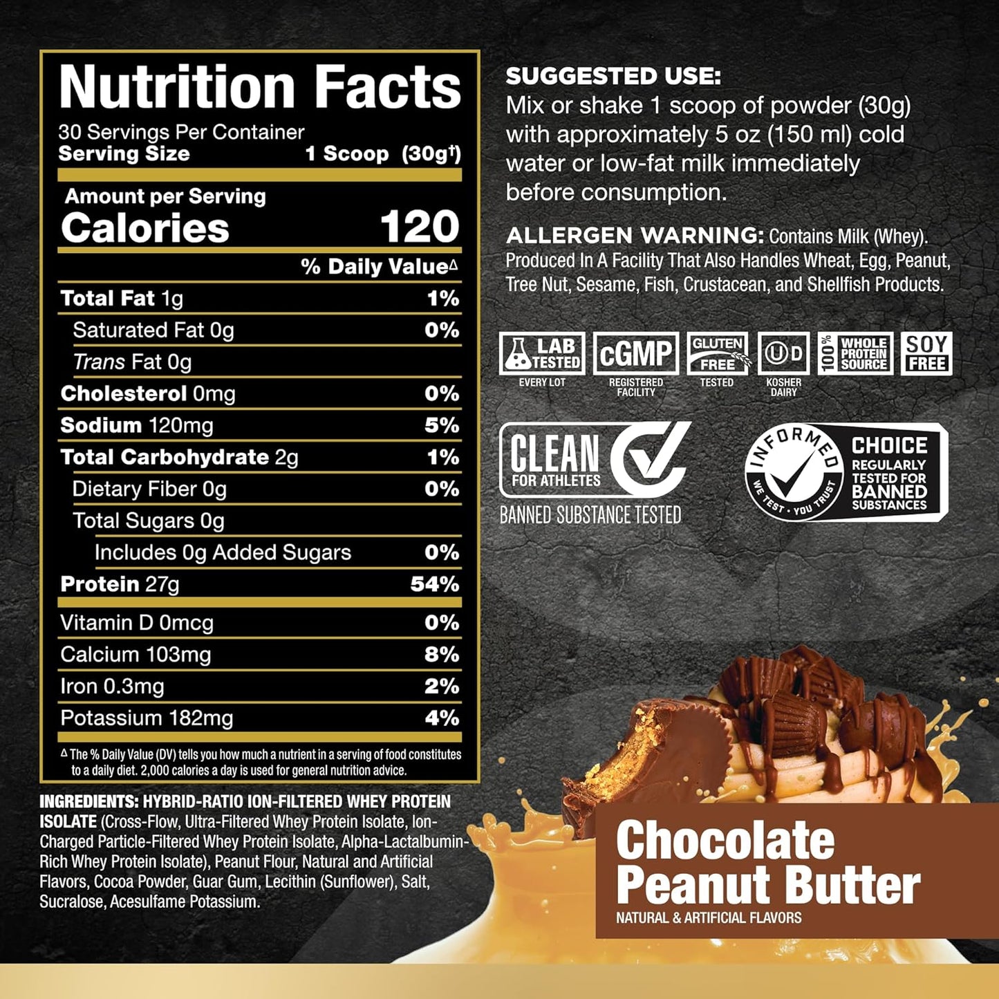 allmax-nutrition-isoflex-chocolate-peanut-butter-whey-protein-isolate---09-lb---27g-protein-per-serving---zero-fat-sugar---99-lactose-free---gluten-soy-free---15-servings-2