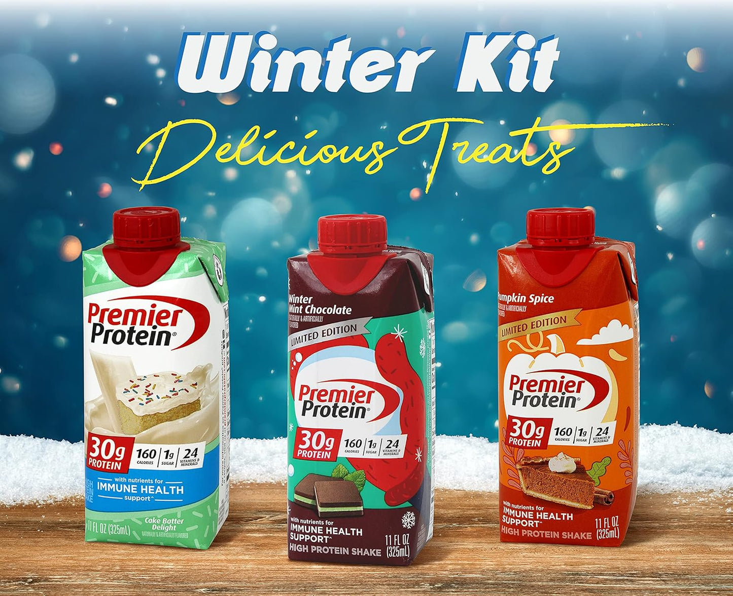 winter-special-premier-protein-shake-variety-pack---12-pack-of-winter-mint-chocolate-pumpkin-spice-and-cake-batter-delight-flavors-3