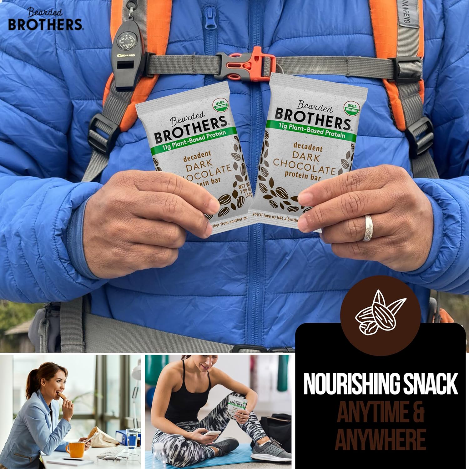 organic-dark-chocolate-protein-bars-10-pack---vegan-gluten-free-with-11g-plant-based-protein-non-gmo-healthy-snacks-for-adults-high-in-fiber-7