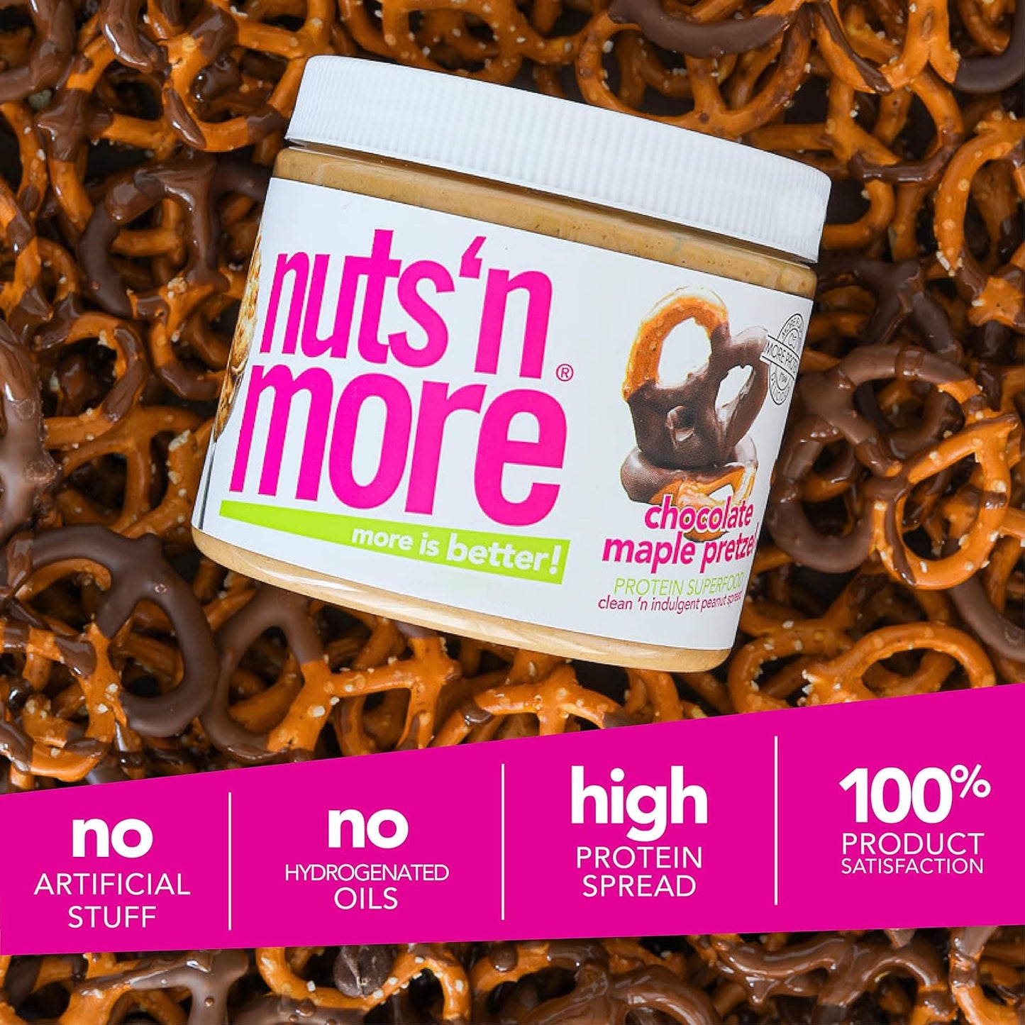 chocolate-maple-pretzel-peanut-butter-spread-with-added-protein---all-natural-low-carb-low-sugar-non-gmo-high-protein-nut-butter---15-oz-jar-4