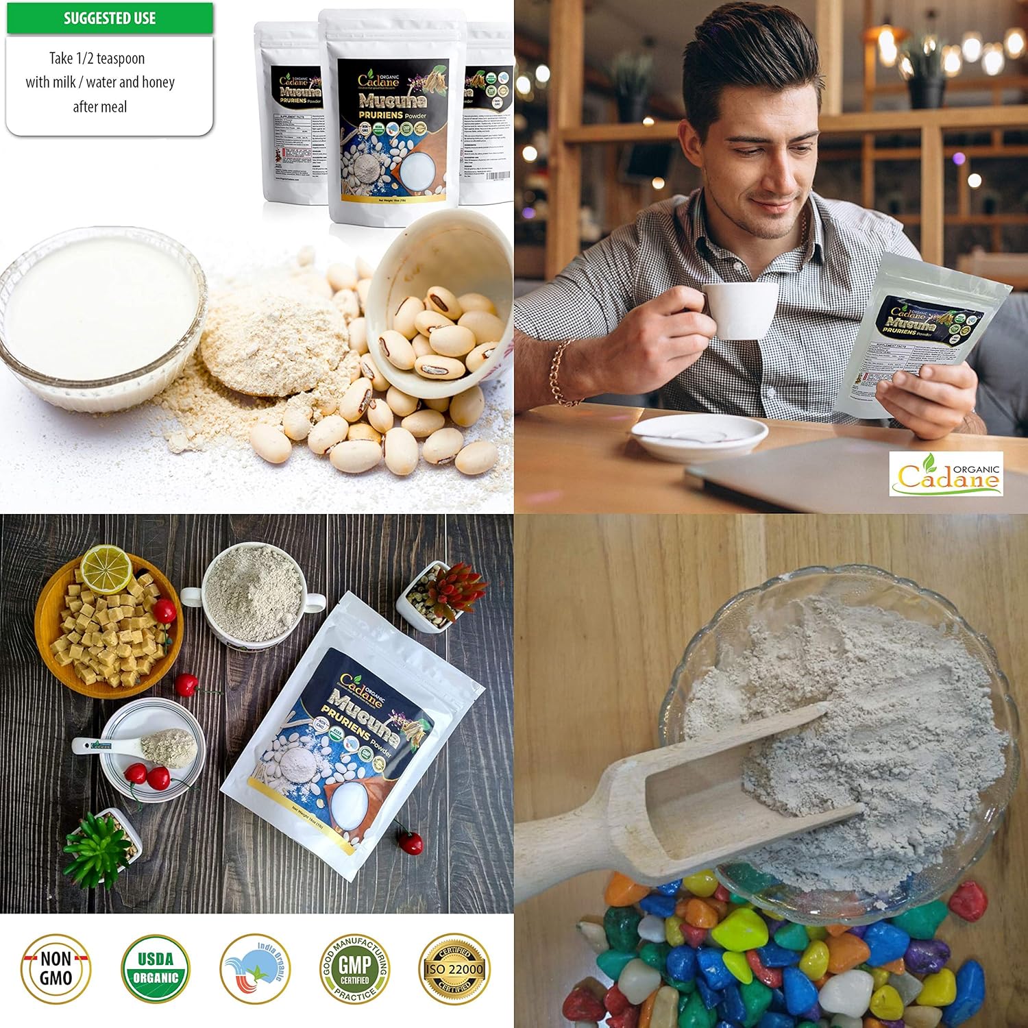 1-lb-organic-cadane-mucuna-pruriens-powder---brain-health-immune-support-energy-boost---vegan-usda-certified---pure-velvet-beans-extract-from-india-4