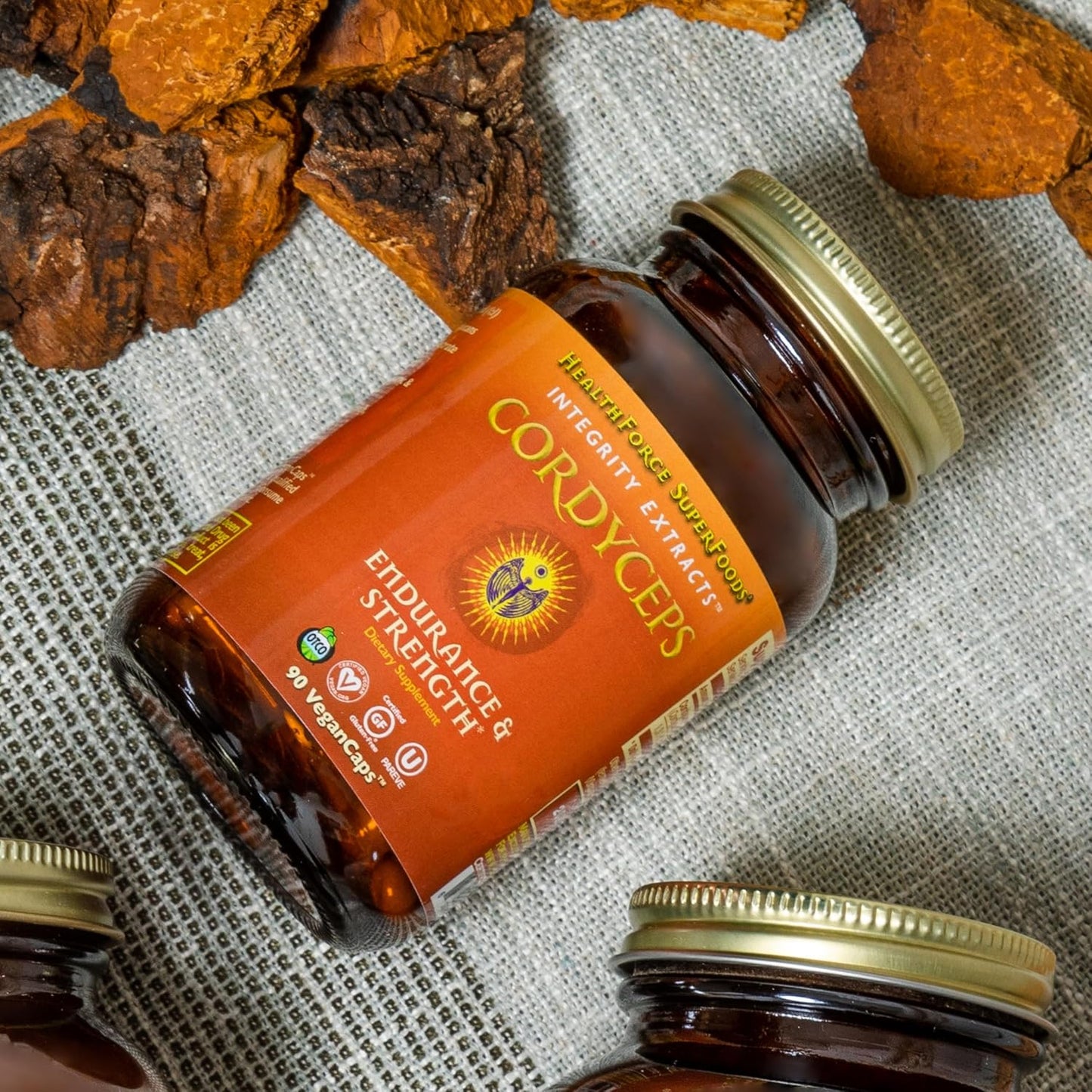 Vegan Cordyceps Extract Capsules - 90 Capsules by HealthForce SuperFoods - Espot.com.au