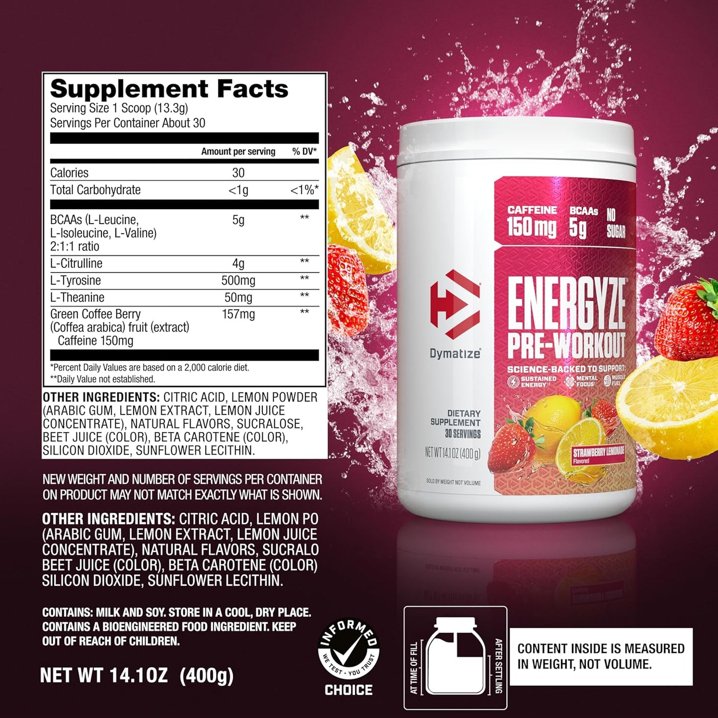 energyze-pre-workout-powder-strawberry-lemonade-flavor-for-men-and-women---150mg-caffeine-5g-bcaas-performance-blend-no-sugar---30-servings-4