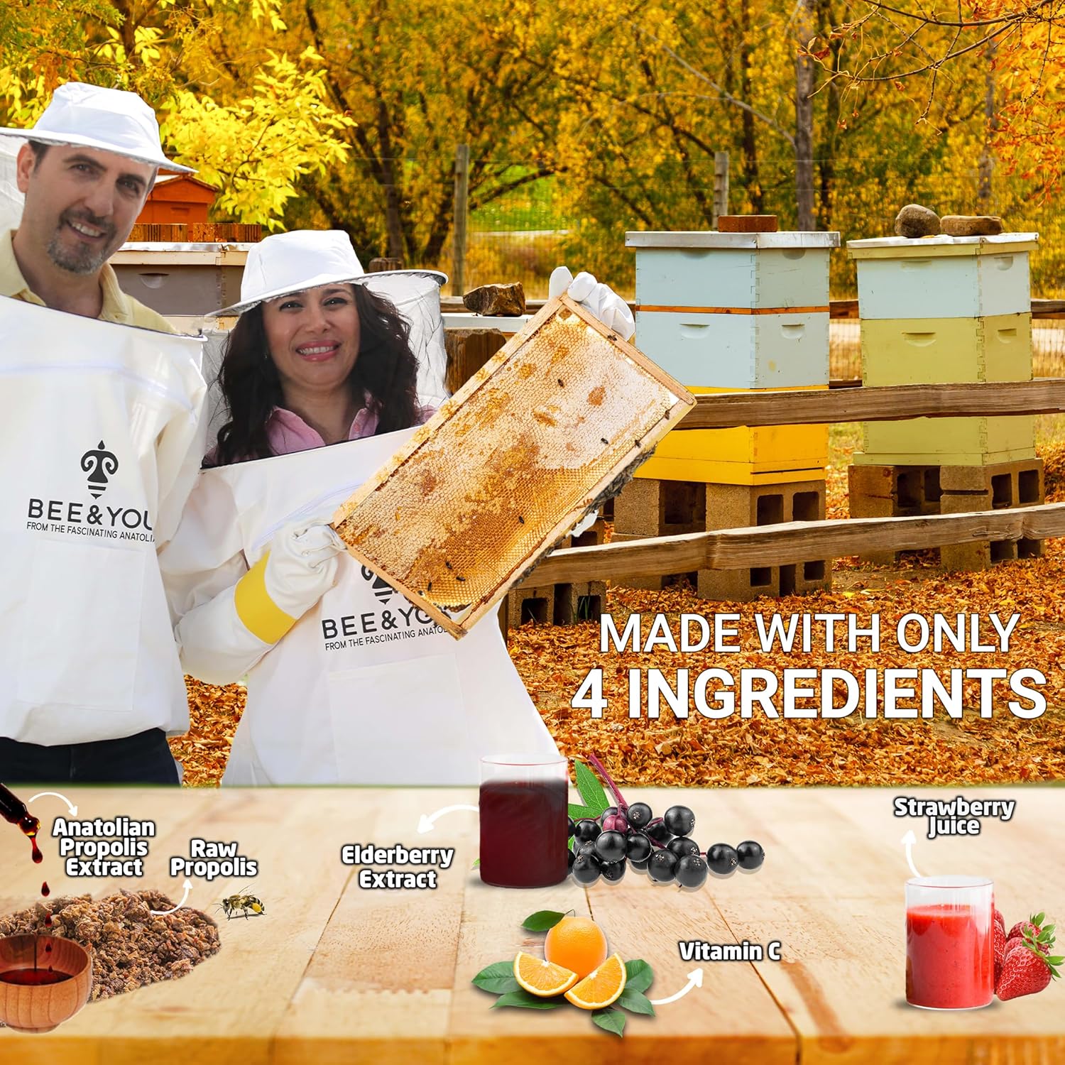 bee-you-kids-immune-support-throat-spray---elderberry-raw-honey-propolis-vitamin-c---strawberry-juice-antioxidants---sore-throat-relief---1-fl-oz-5