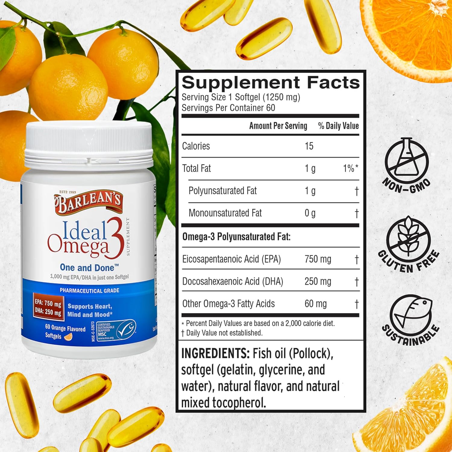 barleans-ideal-omega-3-fish-oil-supplement-1000mg-softgels-pharmaceutical-grade-epa-dha-for-brain-joint-heart-health-orange-flavor---60-count-6