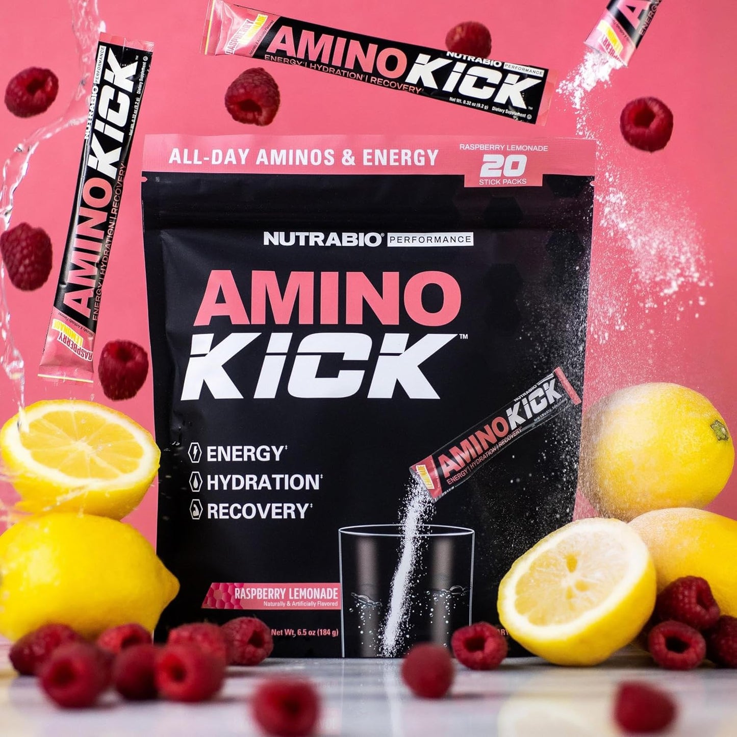 nutrabio-amino-kick-raspberry-lemonade---performance-formula-for-energy-hydration-recovery---20-servings---6g-amino-acids---muscle-building-support-3
