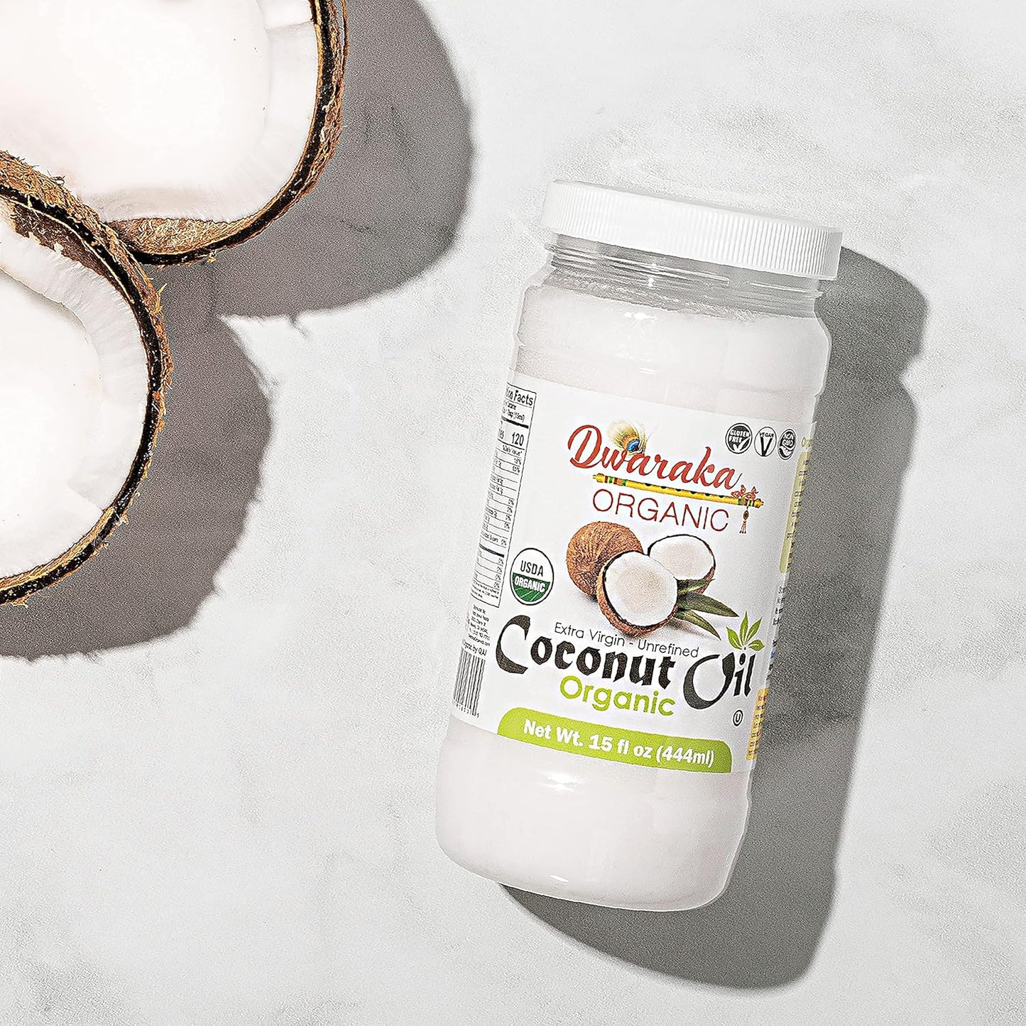 organic-extra-virgin-coconut-oil---15-fl-oz-non-gmo-pure-unrefined-ideal-for-cooking-hair-skin-massage---dwaraka-organic-aceite-de-coco-4