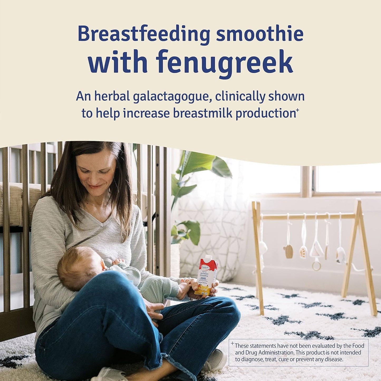Organic Lactation Smoothie, Mango Banana Flavor - 12 Pack | Supports Breast Milk Production | No Artificial Sweeteners, Flavors, or Dyes | Ideal for Nursing and Pumping Moms - Espot.com.au