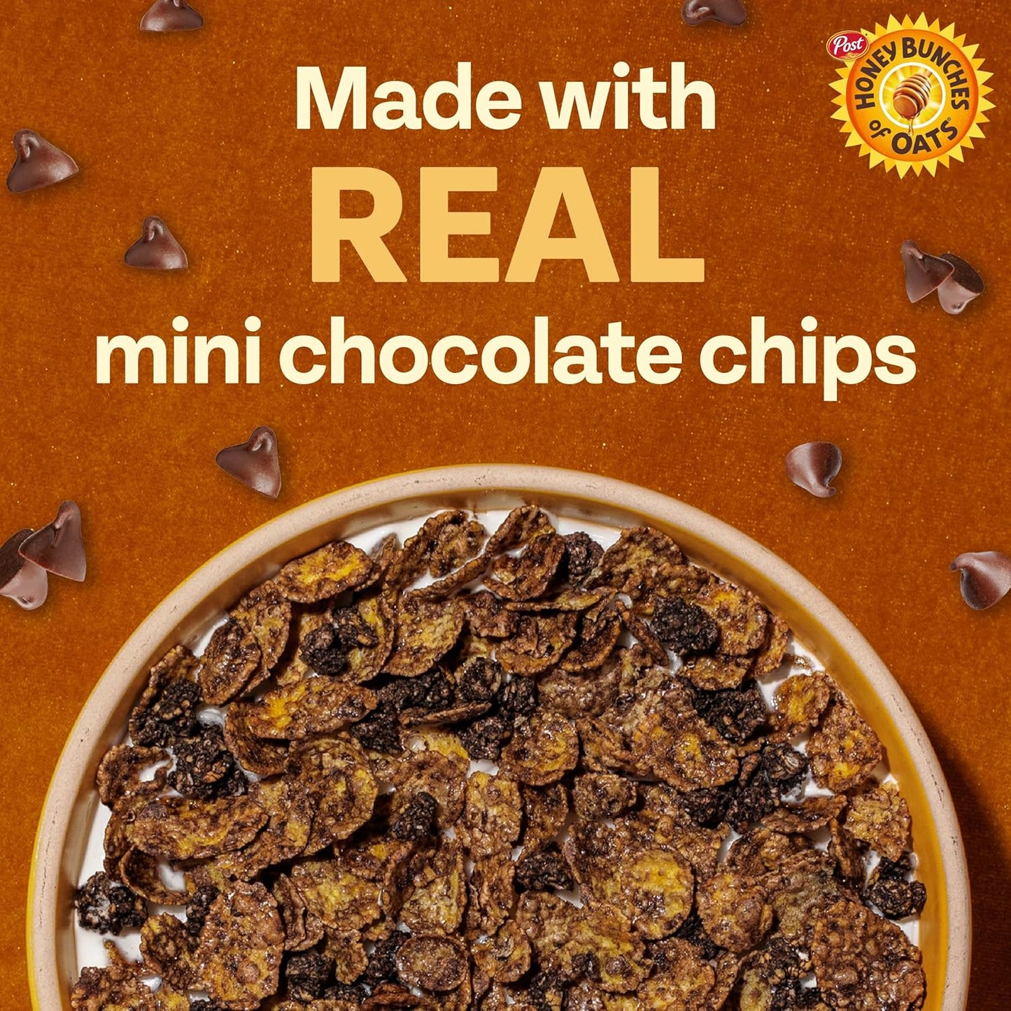 Whole Grain Chocolate Honey Bunches of Oats Cereal - 12oz Box - Espot.com.au