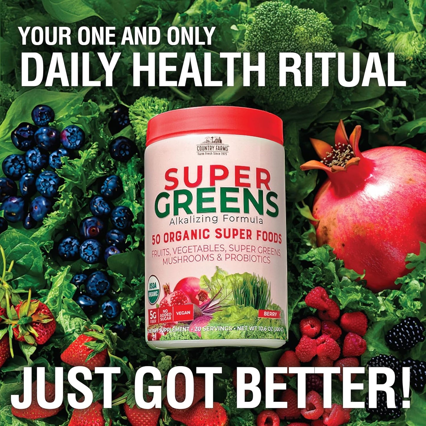 country-farms-organic-super-greens-berry-flavor---usda-organic-drink-mix-with-50-organic-super-foods-fruits-vegetables-mushrooms-probiotics-for-energy-and-5g-fiber-5