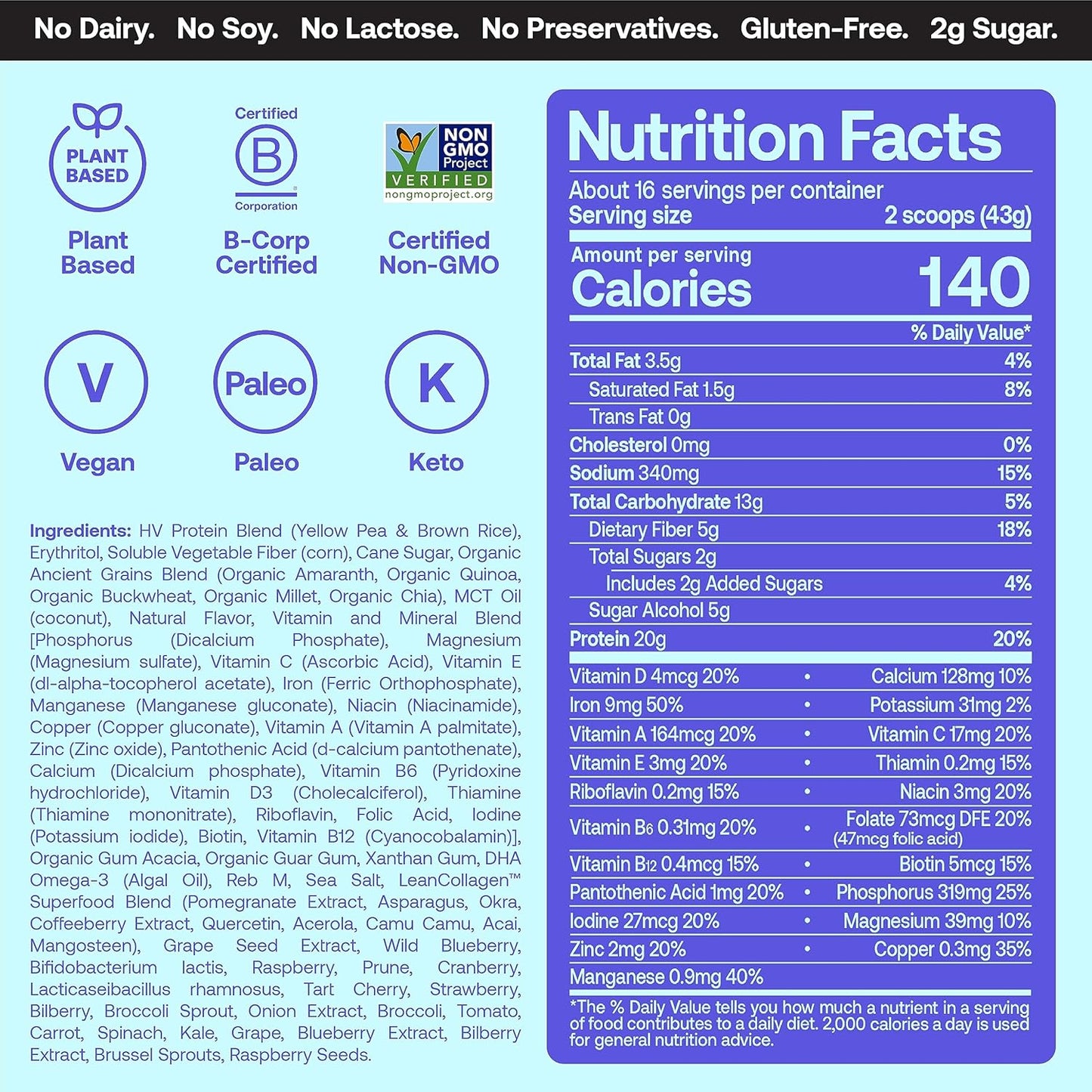 venus-williams-happy-viking-protein-powder-trio---chocolate-vanilla-strawberry---20g-protein-low-carb-keto-vegan-gluten-free---superfoods---complete-meal-replacement---3-canisters-24-oz-each-6