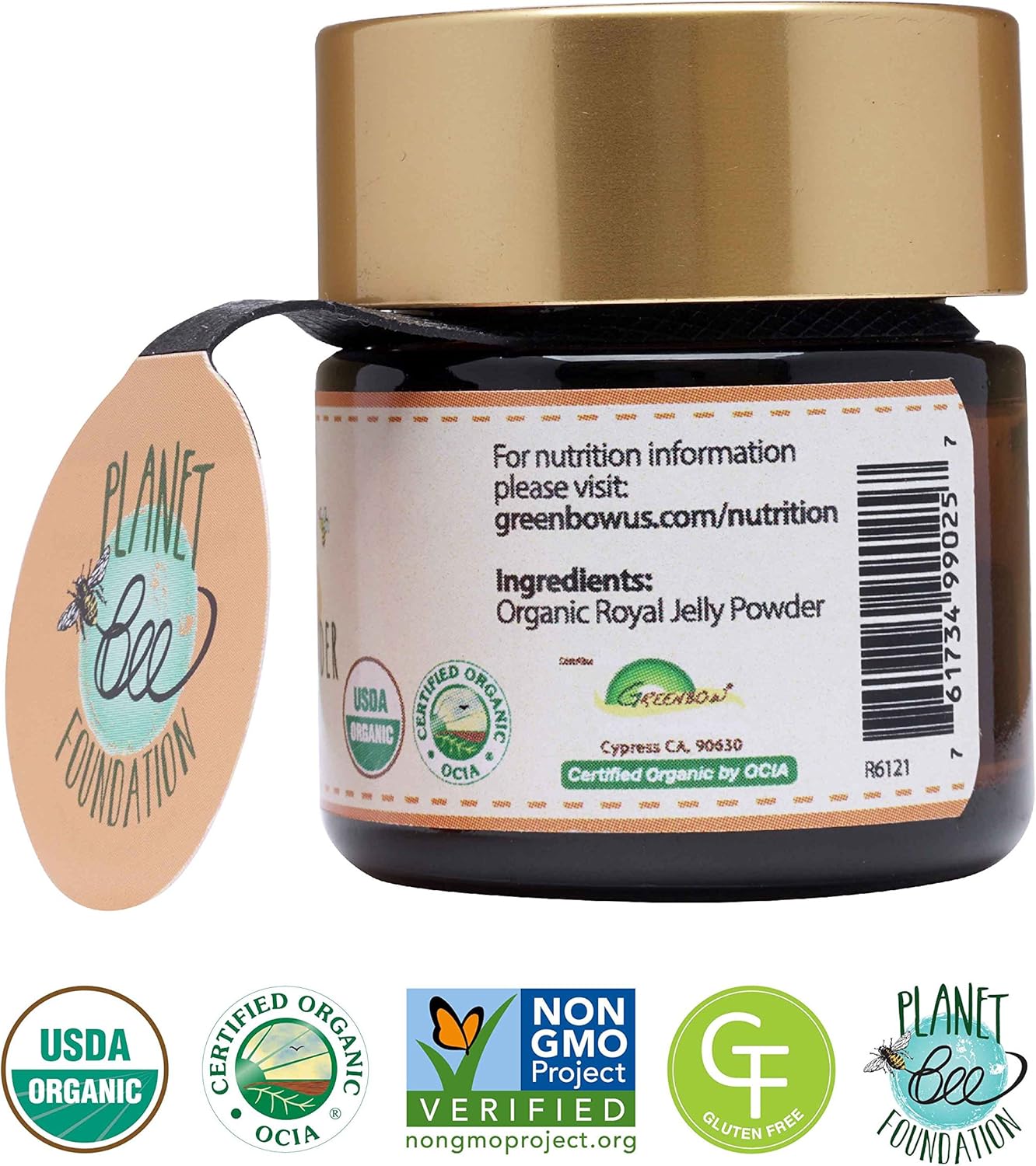 organic-greenbow-royal-jelly-powder---100-usda-certified-non-gmo-gluten-free-freeze-dried---nutrition-packed-superfood---17g-2