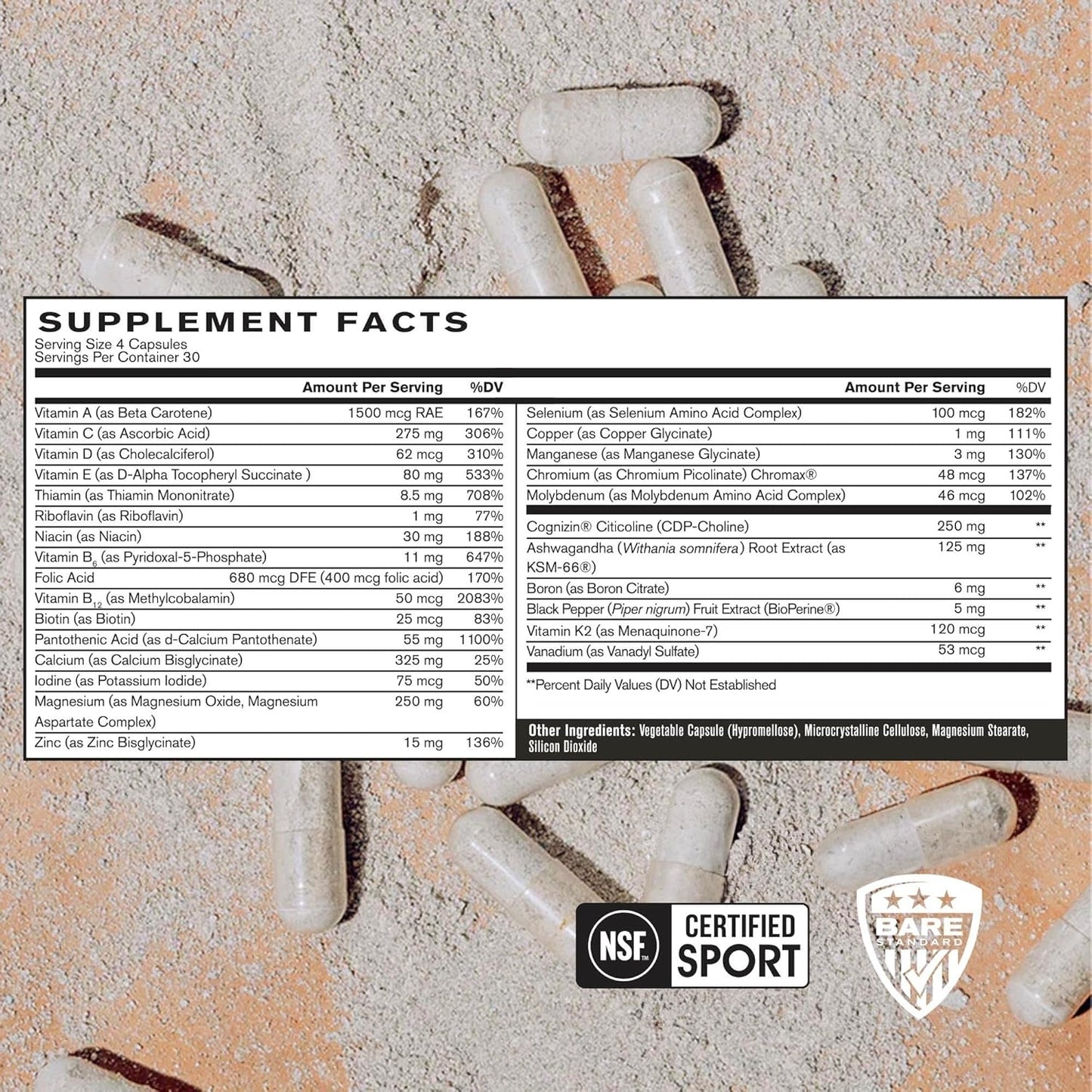 BPN Strong Multi-Vitamin for Foundational Health with Adaptogens for Improved Mood, Sleep, and Cognitive Health - Espot.com.au